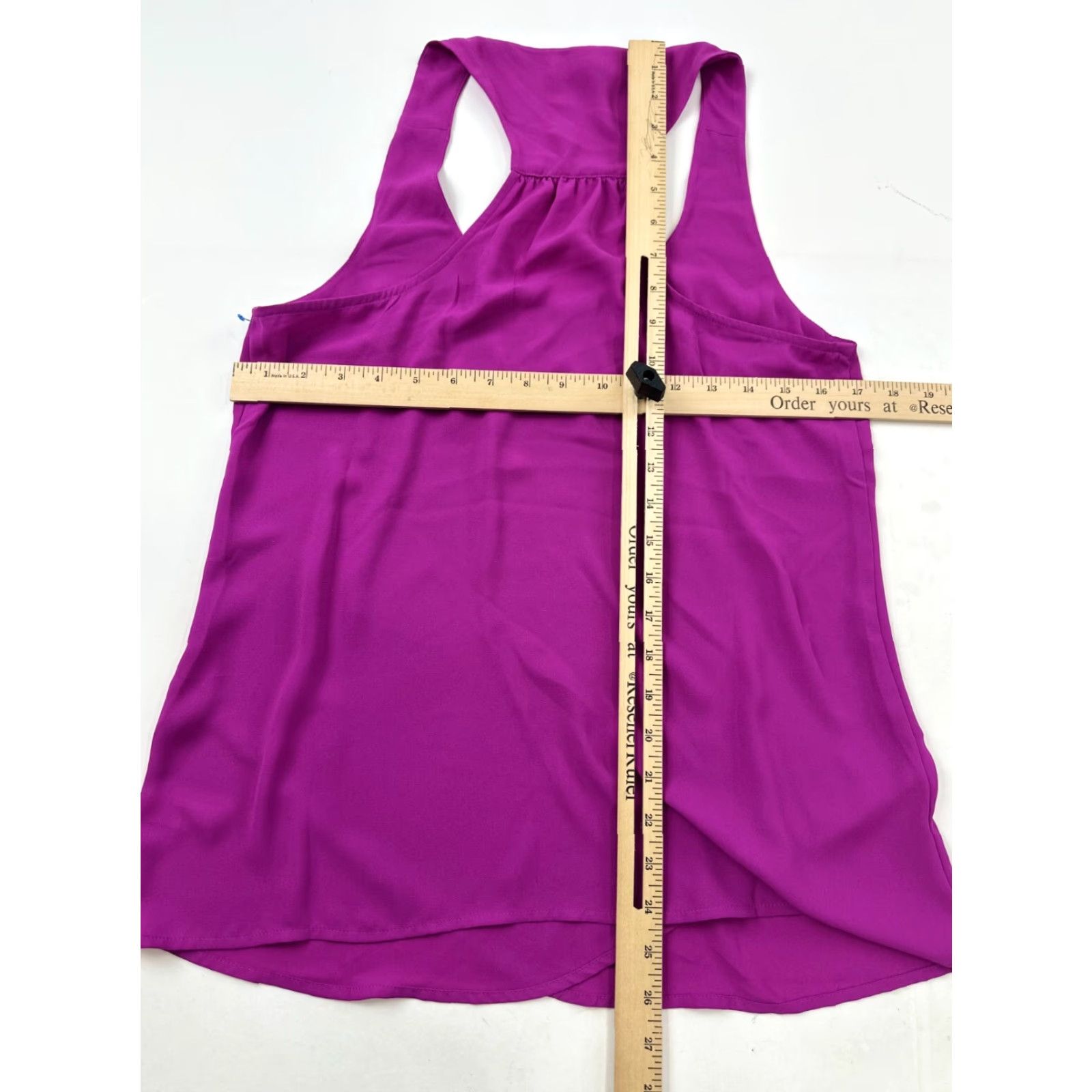 Banana Republic Banana Republic Tank Top Womens Small Pink Fuchsia Racerback Sleeveless Pullover Size S / US 4 / IT 40 - 4 Thumbnail