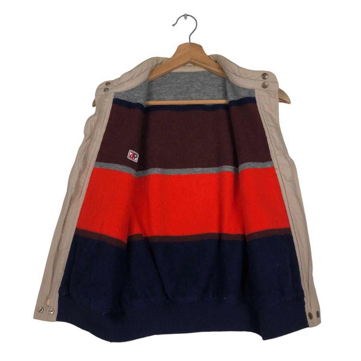 Japanese Brand 📌Vintage Reversible Biker Vest Arnold Palmer Blanket Design Size US S / EU 44-46 / 1 - 14 Thumbnail
