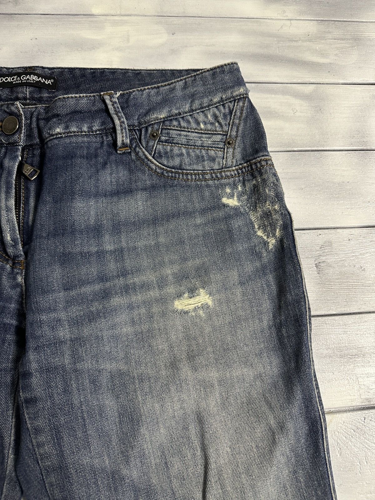 Dolce & Gabbana Rare Luxury Dolce & Gabbana Jeans Distressed Size 30" / US 8 / IT 44 - 9 Thumbnail