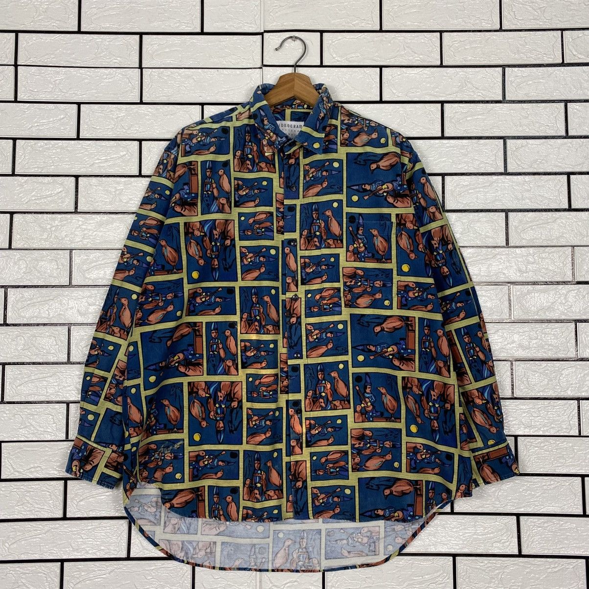 Japanese Brand Ideogram System of Emporium Button Navajo Shirt Jacket Size US M / EU 48-50 / 2 - 2 Thumbnail