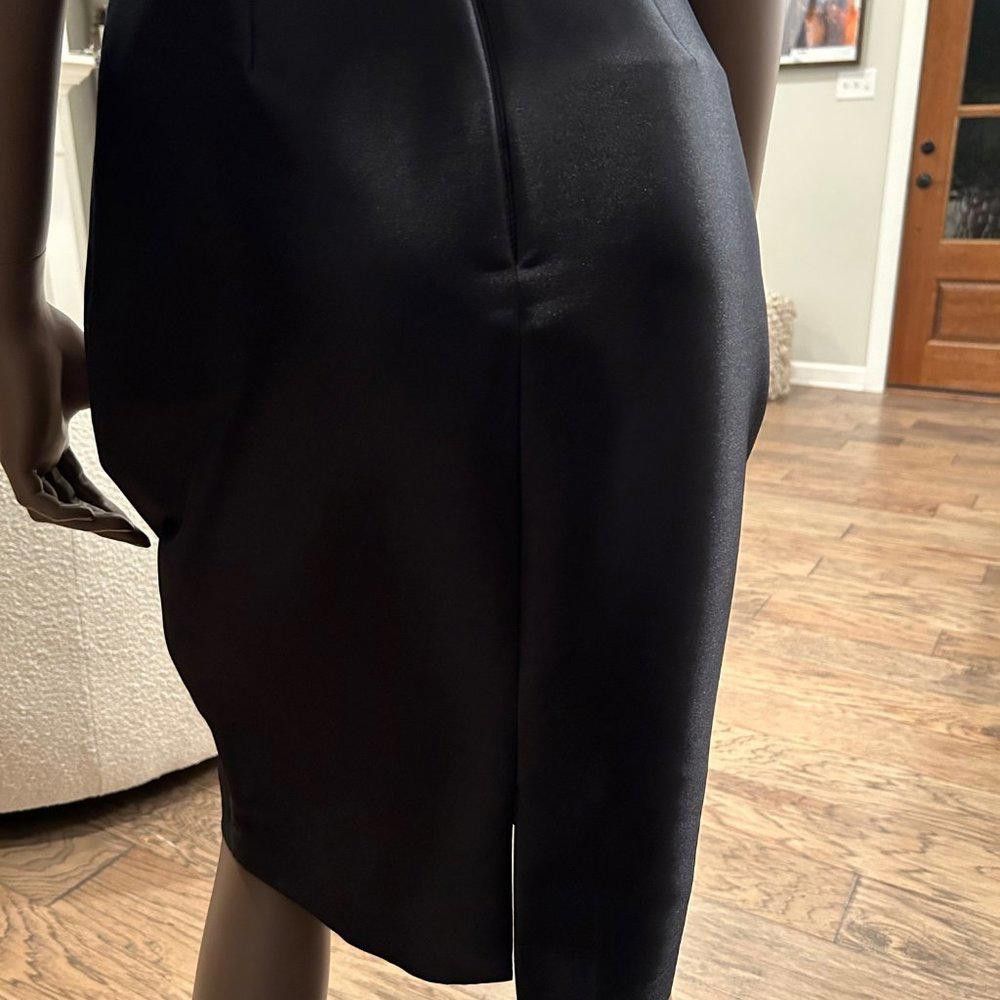 Designer Belle Badgley Mischka Black Tie Dress Size XS / US 0-2 / IT 36-38 - 8 Thumbnail