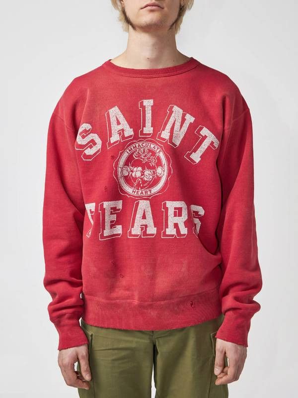 DENIM TEARS × Saint Michael Saint Tears Sweatshirt Size US M / EU 48-50 / 2 - 5 Thumbnail
