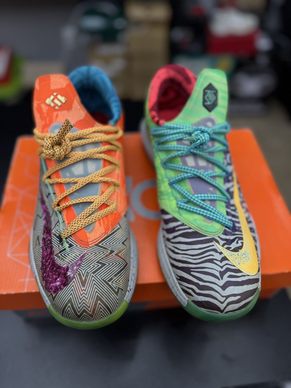 Nike Nike KD 6 “What The” 2013 (669809-500) Size 11 RARE Size US 11 / EU 44 - 6 Thumbnail