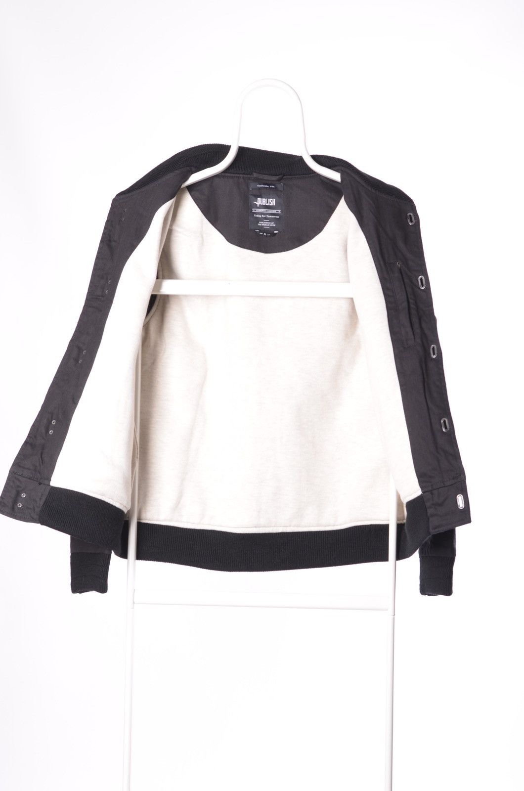 Publish Publish Brand Design black Canvas Bomber Jacket Japan Style Size US L / EU 52-54 / 3 - 2 Thumbnail