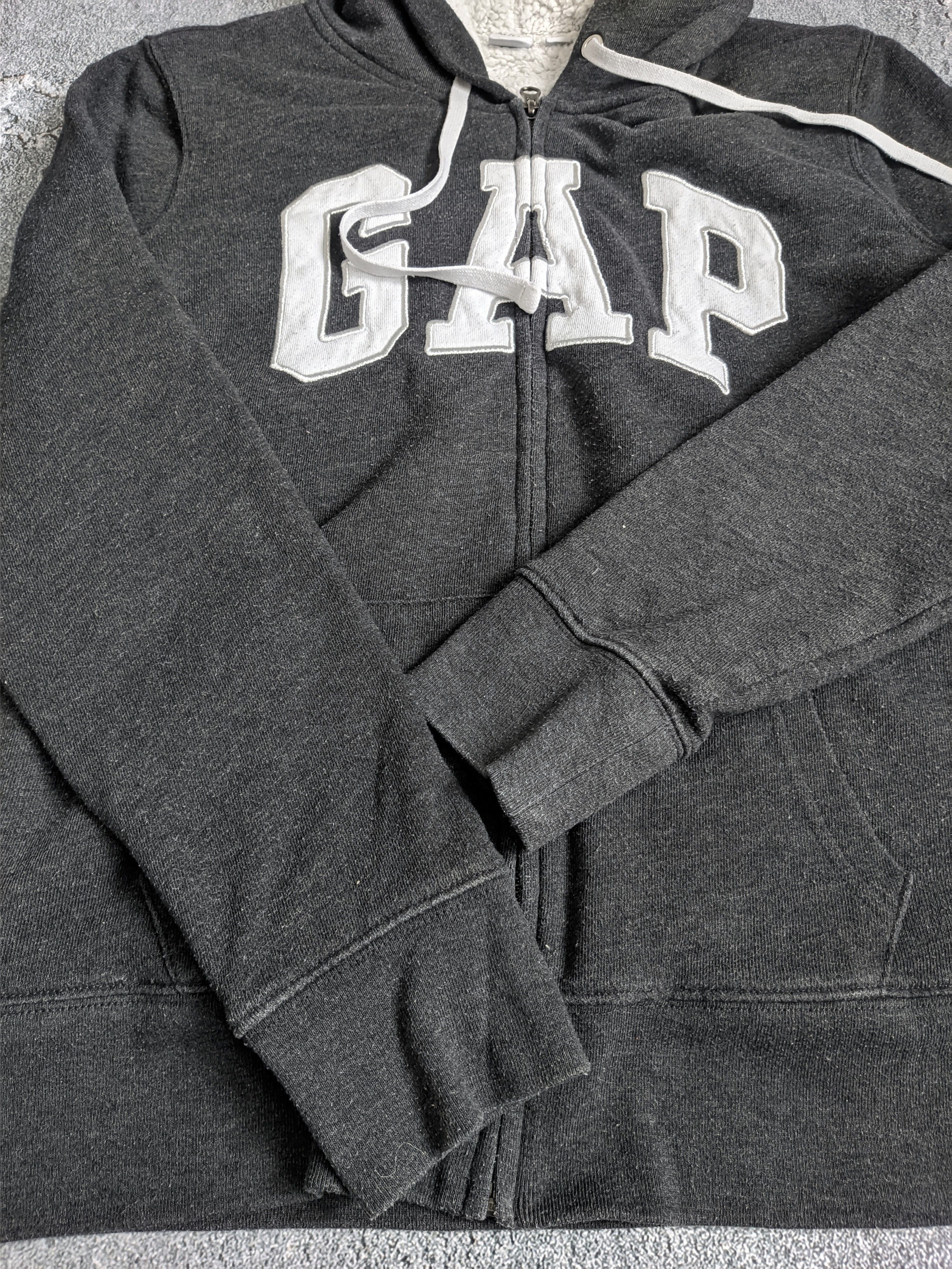Gap Gap zip hoodie fur big logo vintage y2k sherpa Size M / US 6-8 / IT 42-44 - 6 Thumbnail