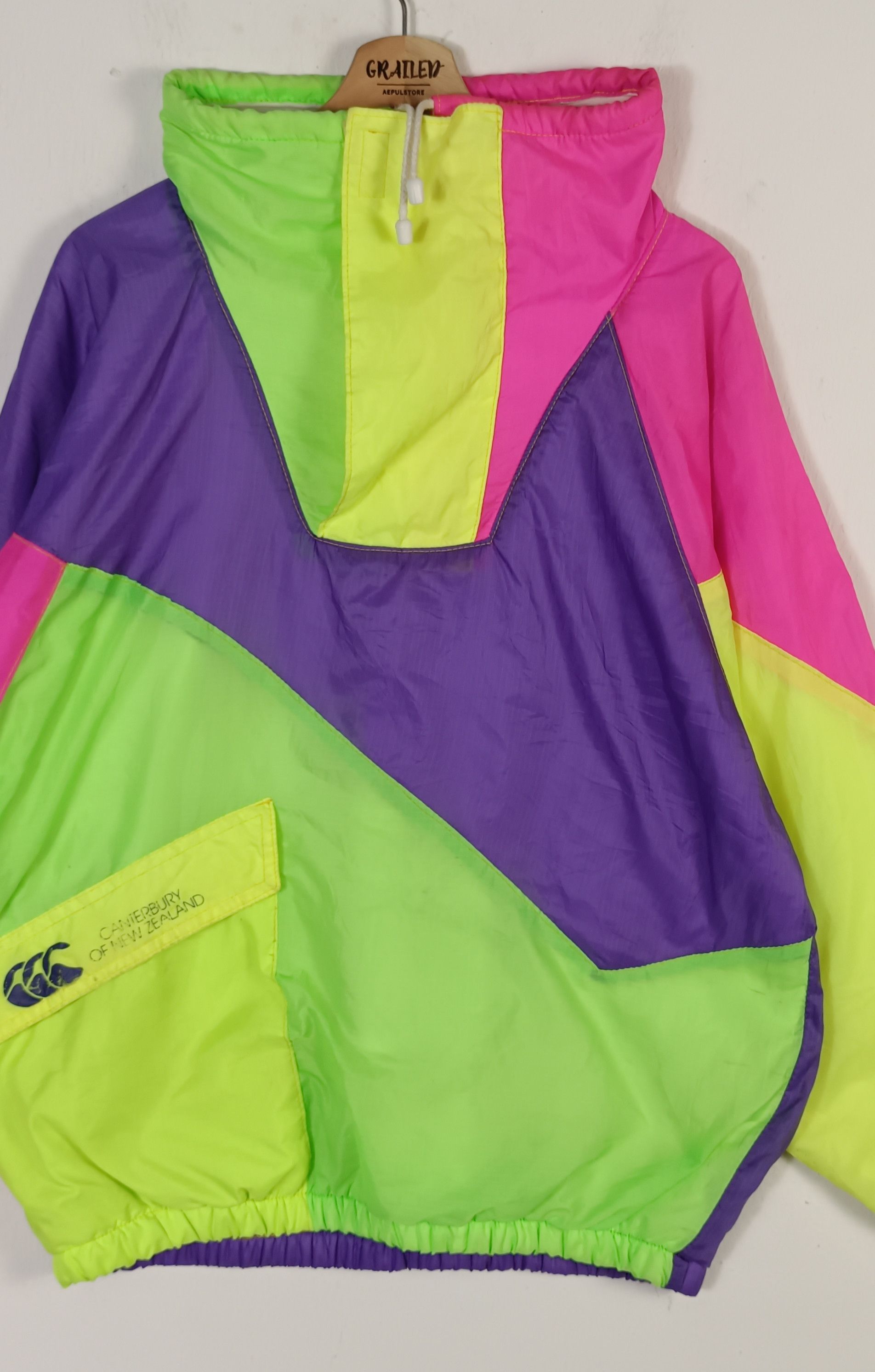 Canterbury of New Zealand Vintage 80s 🔥 Canterbury Of New Zealand Pullover Jacket Size US XL / EU 56 / 4 - 3 Thumbnail