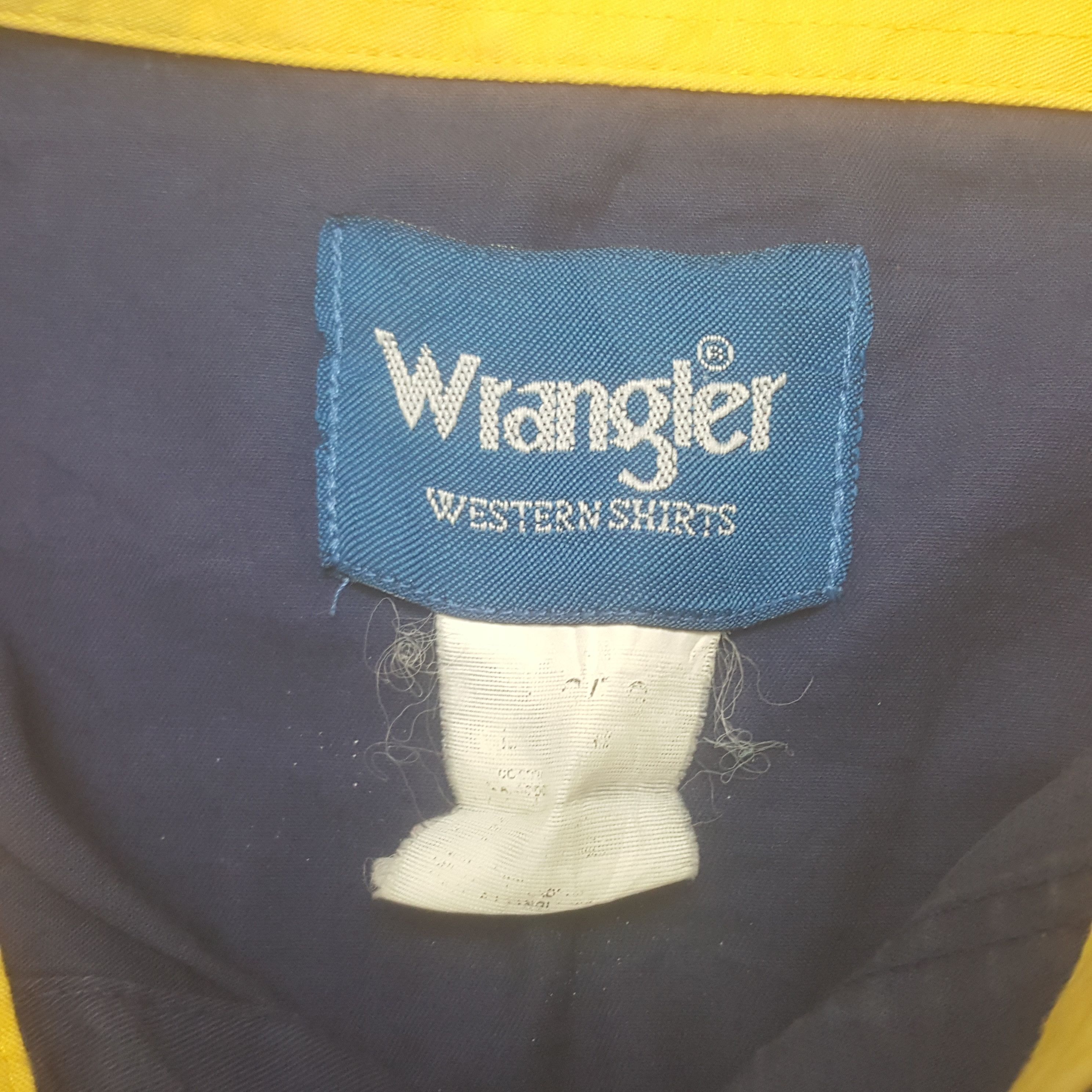 Vintage × Wrangler Vintage Wrangler American Retro Style Shirt Size US XXL / EU 58 / 5 - 4 Thumbnail