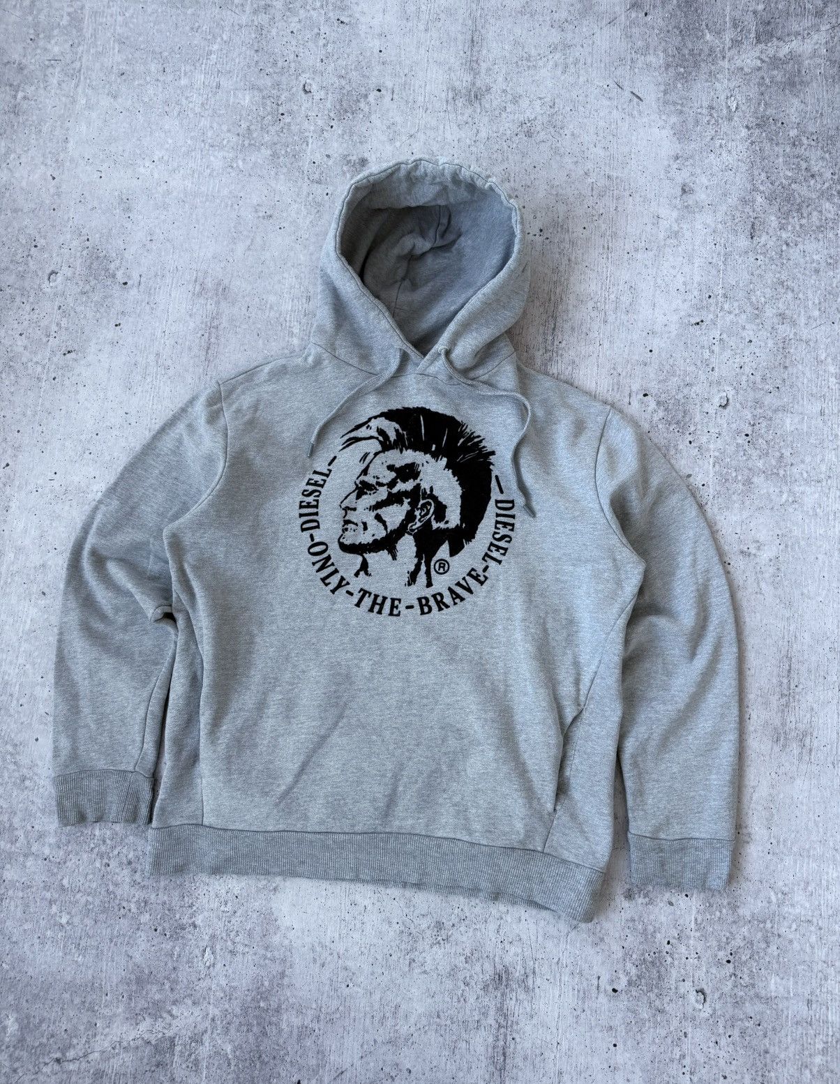 Diesel × Vintage Diesel Vintage Big Logo Hoodie Size US XL / EU 56 / 4 - 2 Thumbnail