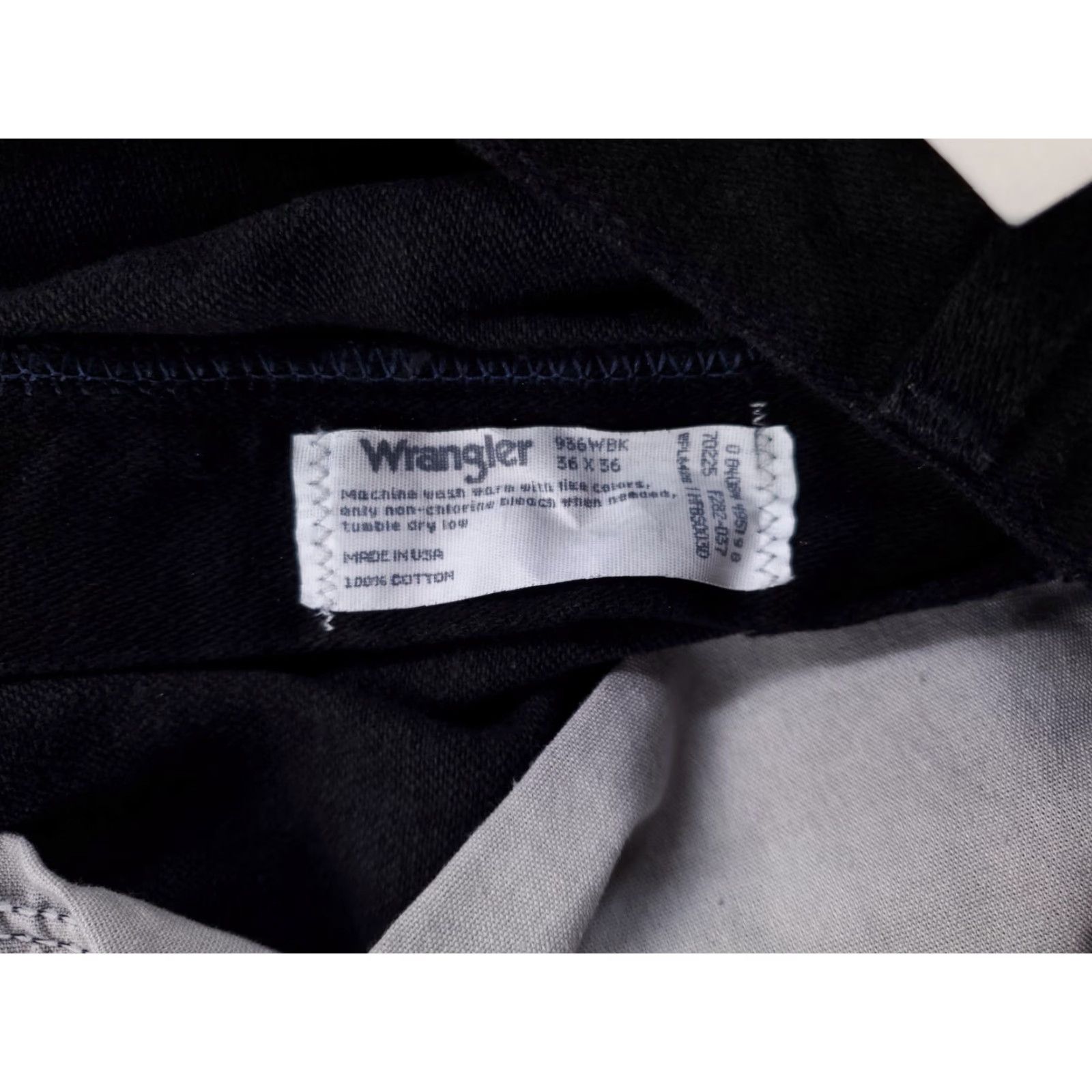 Wrangler VINTAGE Wrangler Jeans Slim Fit Black Western Wear Cowboy Mens 36 x 36 NWT 90s Jeans Mens Black Slim Fit Western Cowboy NWT Size US 36 / EU 52 - 5 Thumbnail