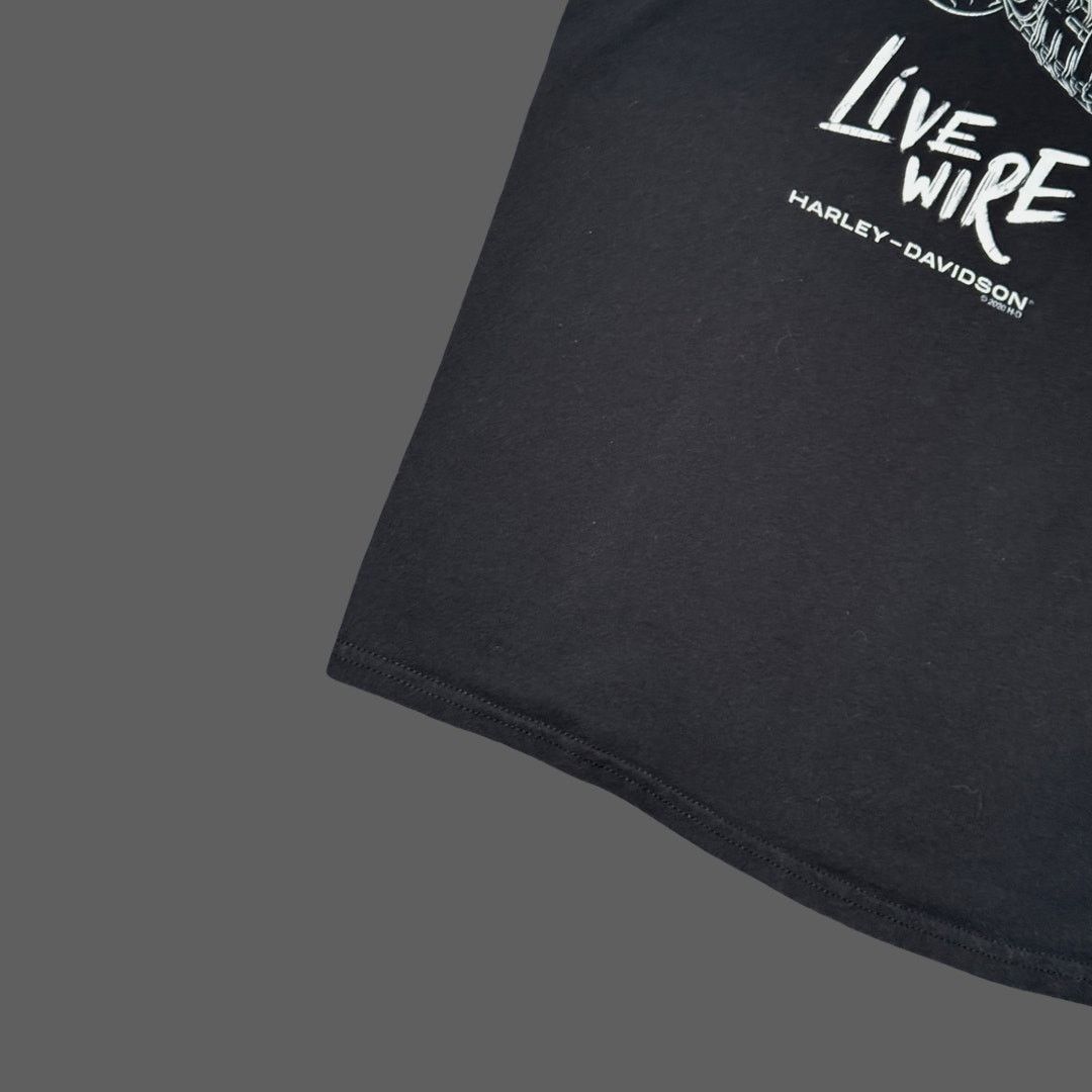 Harley Davidson Harley Davidson Livewire 2020 Black Graphic Tee Size XL GUC Size US XL / EU 56 / 4 - 2 Thumbnail