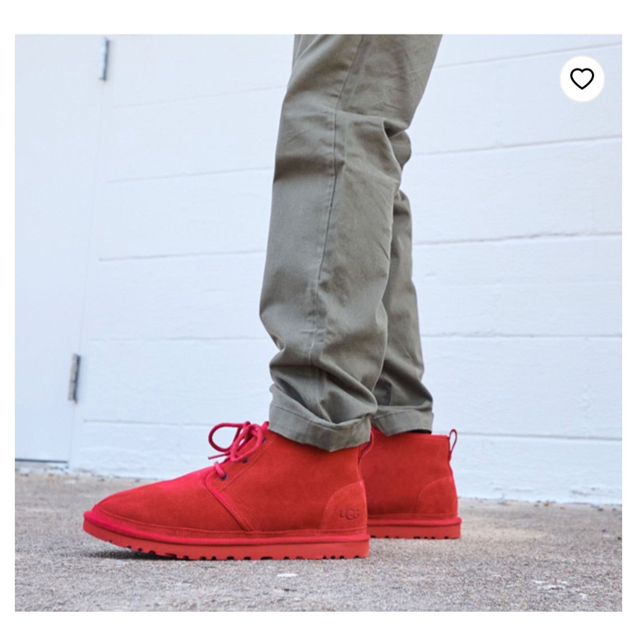 Shoe Red Ugg Chukka Boots Ugg Men's Nemuel Chukka Boot Size NWOT