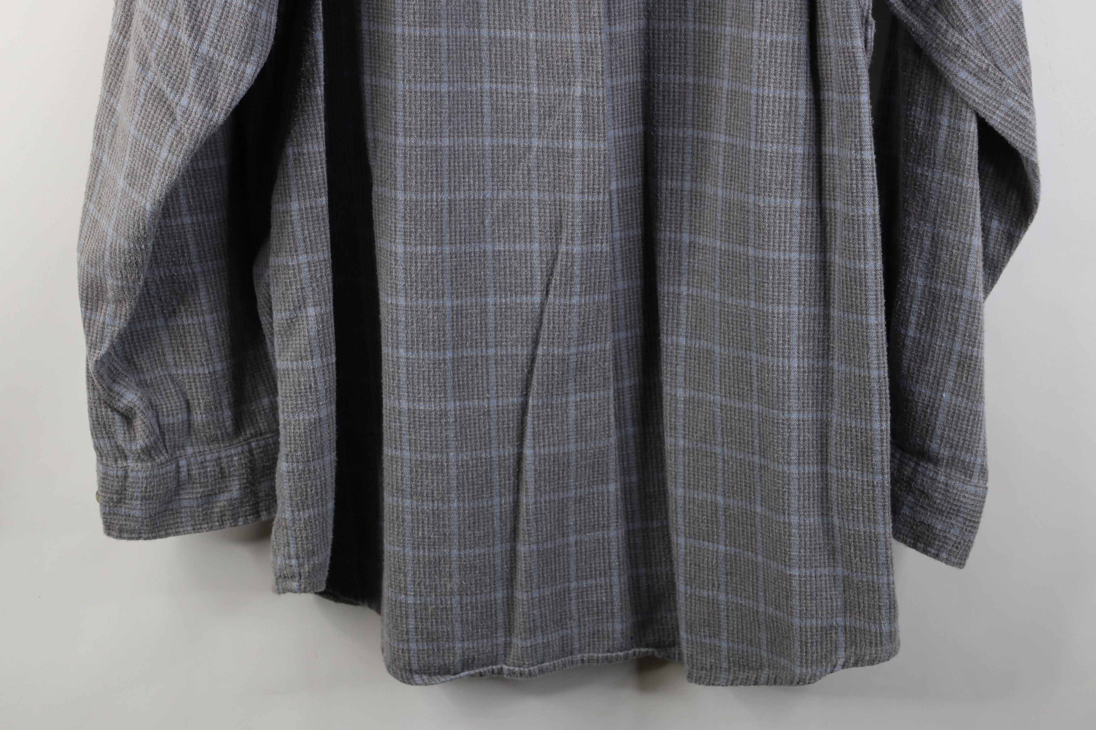 Vintage Vintage 90s Streetwear Plaid Flannel Button Down Shirt Size US XL / EU 56 / 4 - 12 Thumbnail