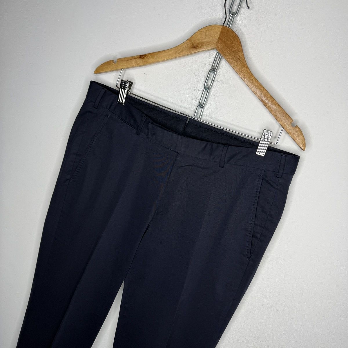 Ermenegildo Zegna Ermenegildo Zegna Navy Chino Premium Cotton Pants Size US 33 - 4 Thumbnail