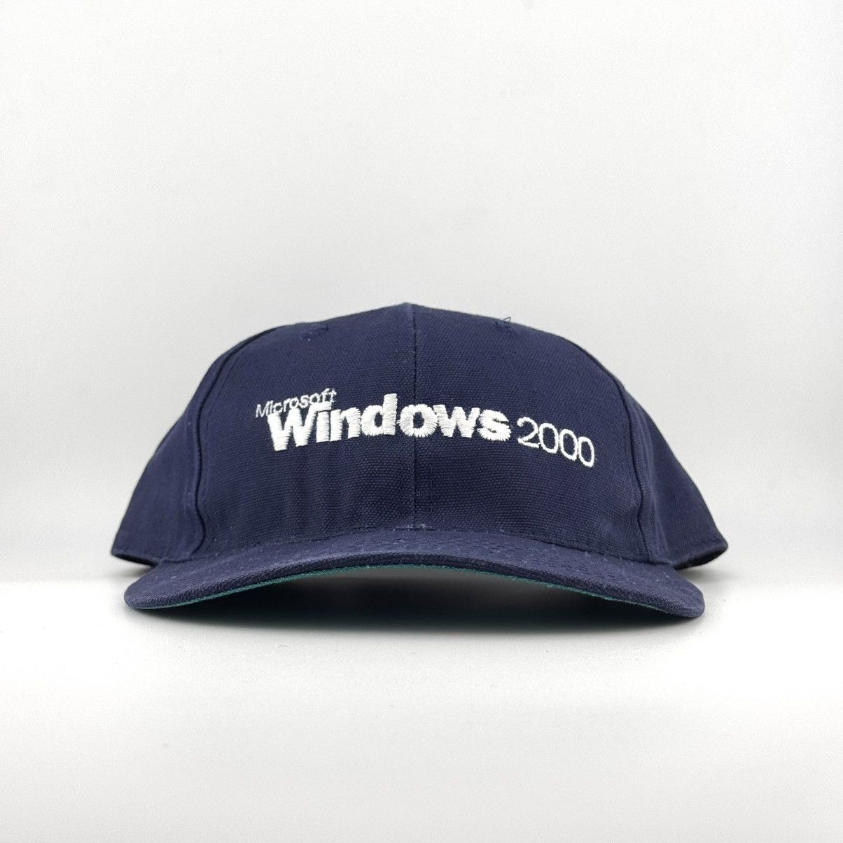 Microsoft Vtg 90s Microsoft Windows 2000 Cap Navy Tech Promo Hat Size ONE SIZE - 1 Thumbnail