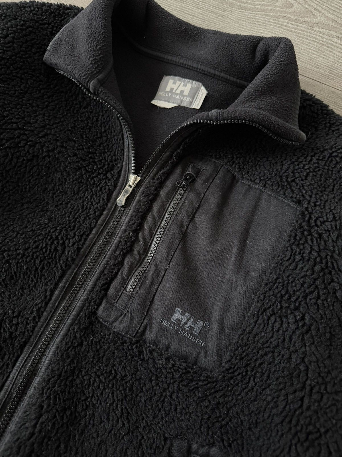 Helly Hansen Helly Hansen Black Teddy Fleece Vintage Zip Jacket Size US L / EU 52-54 / 3 - 8 Thumbnail