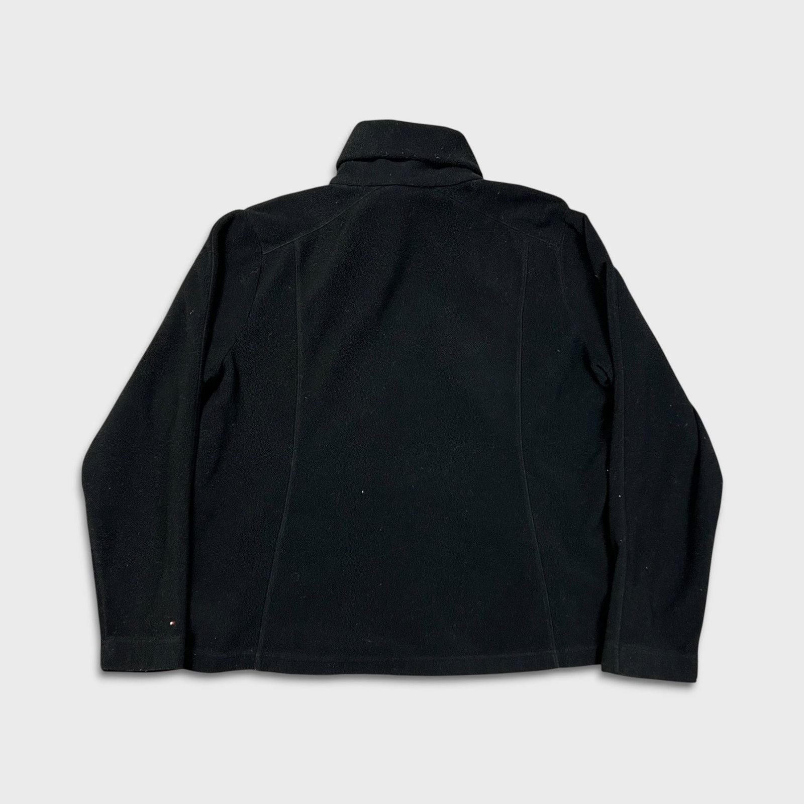 Tommy Hilfiger × Vintage Vintage Tommy Hilfiger Fleece Flag Pullover Zip Y2K Jacket Size US L / EU 52-54 / 3 - 4 Thumbnail