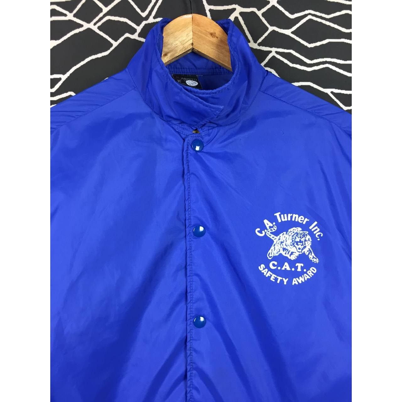 Vintage Vtg Aristo Jac Made In Usa Snap Button Windbreaker Jacket Size US L / EU 52-54 / 3 - 3 Thumbnail