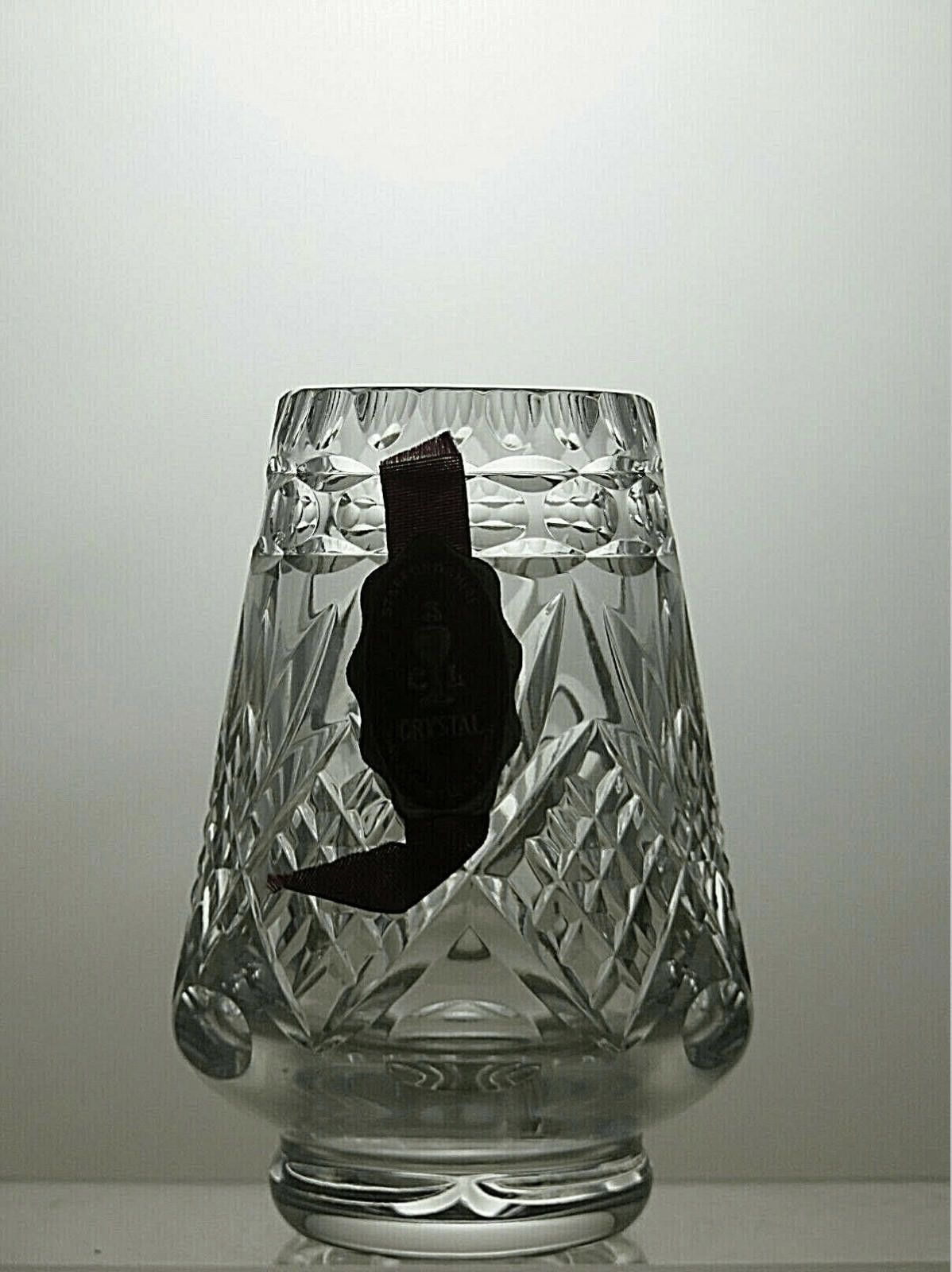 Other Staffordshire Cut Glass Crystal Vase 4 3/4" - Boxed Size ONE SIZE - 1 Thumbnail