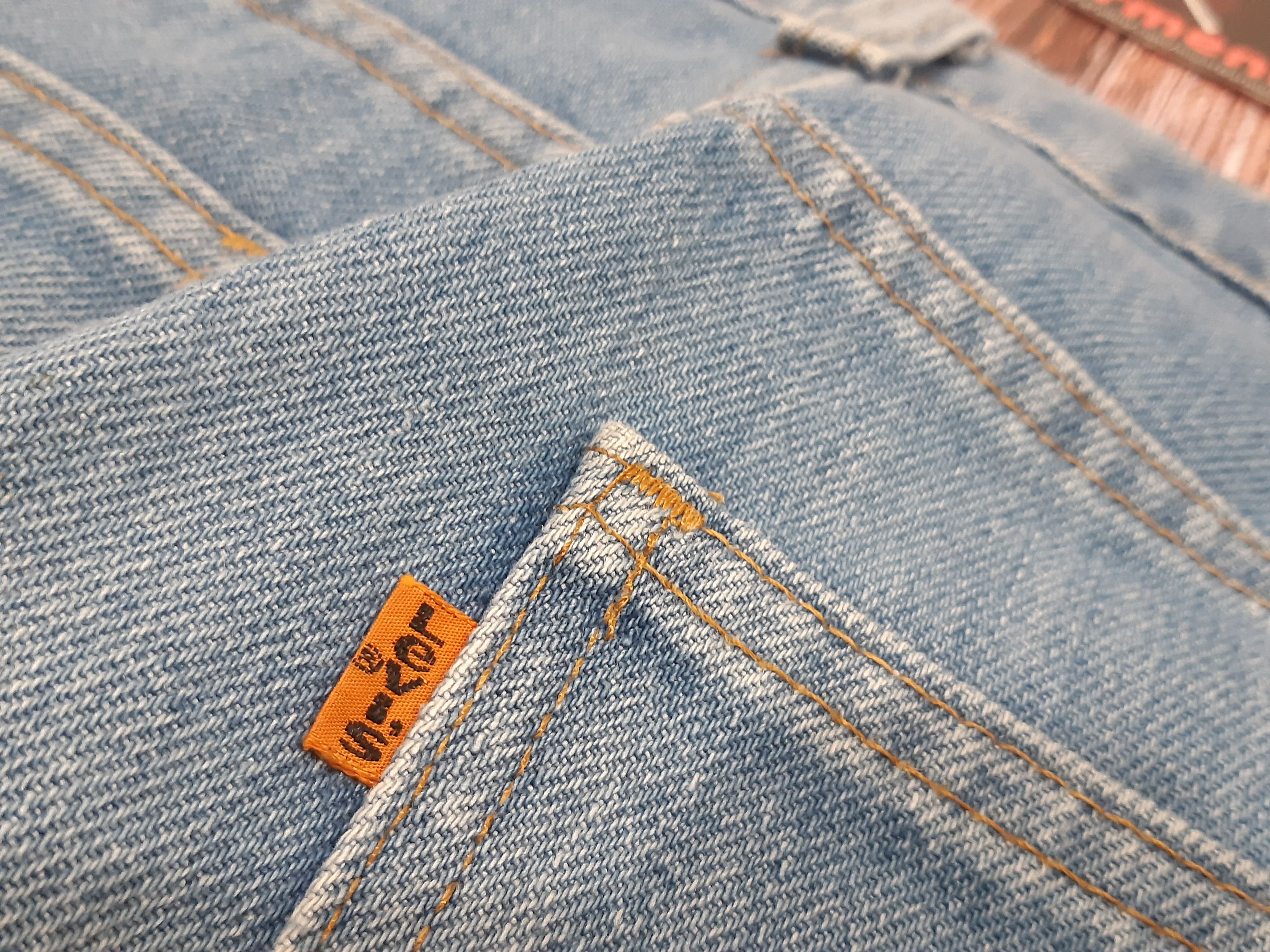 Levi's Levis 646 Bell Bottom Flare Bootcut Orange Tab TALON Jeans Size US 28 / EU 44 - 15 Thumbnail