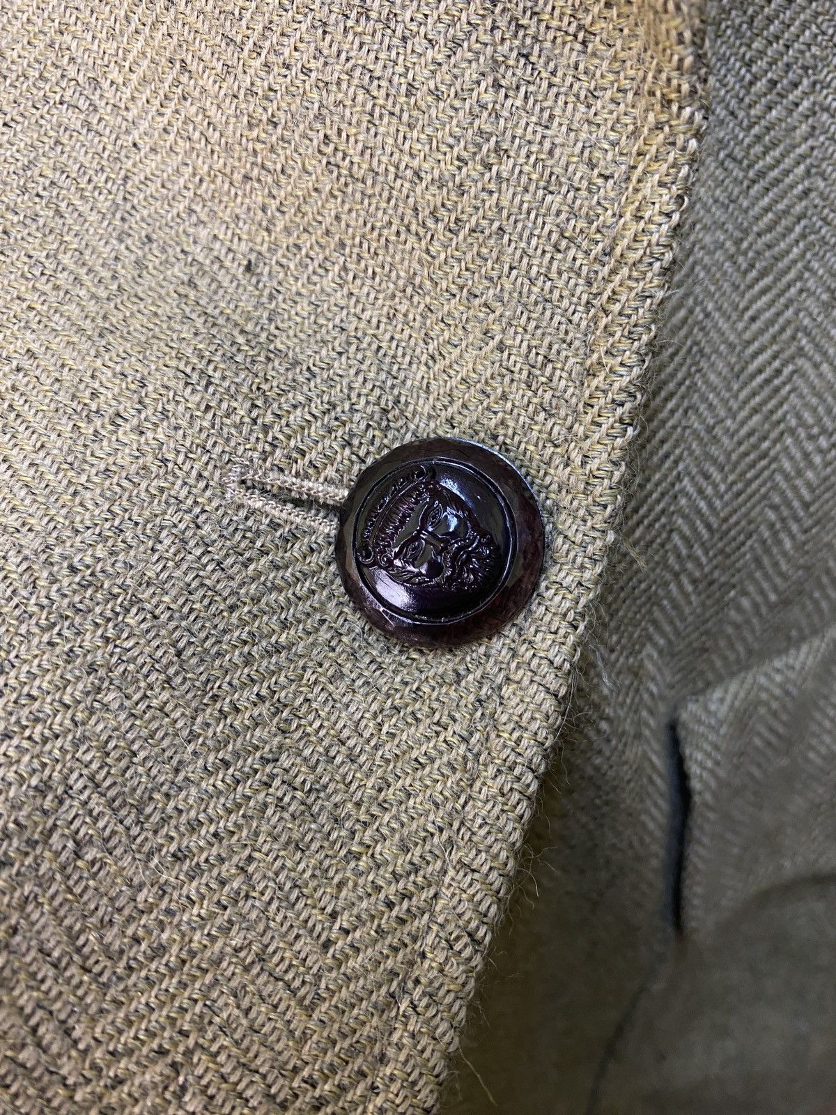 Gucci Vintage Gucci Wool Single Breasted Distressed Blazer Jacket Size S / US 4 / IT 40 - 5 Thumbnail