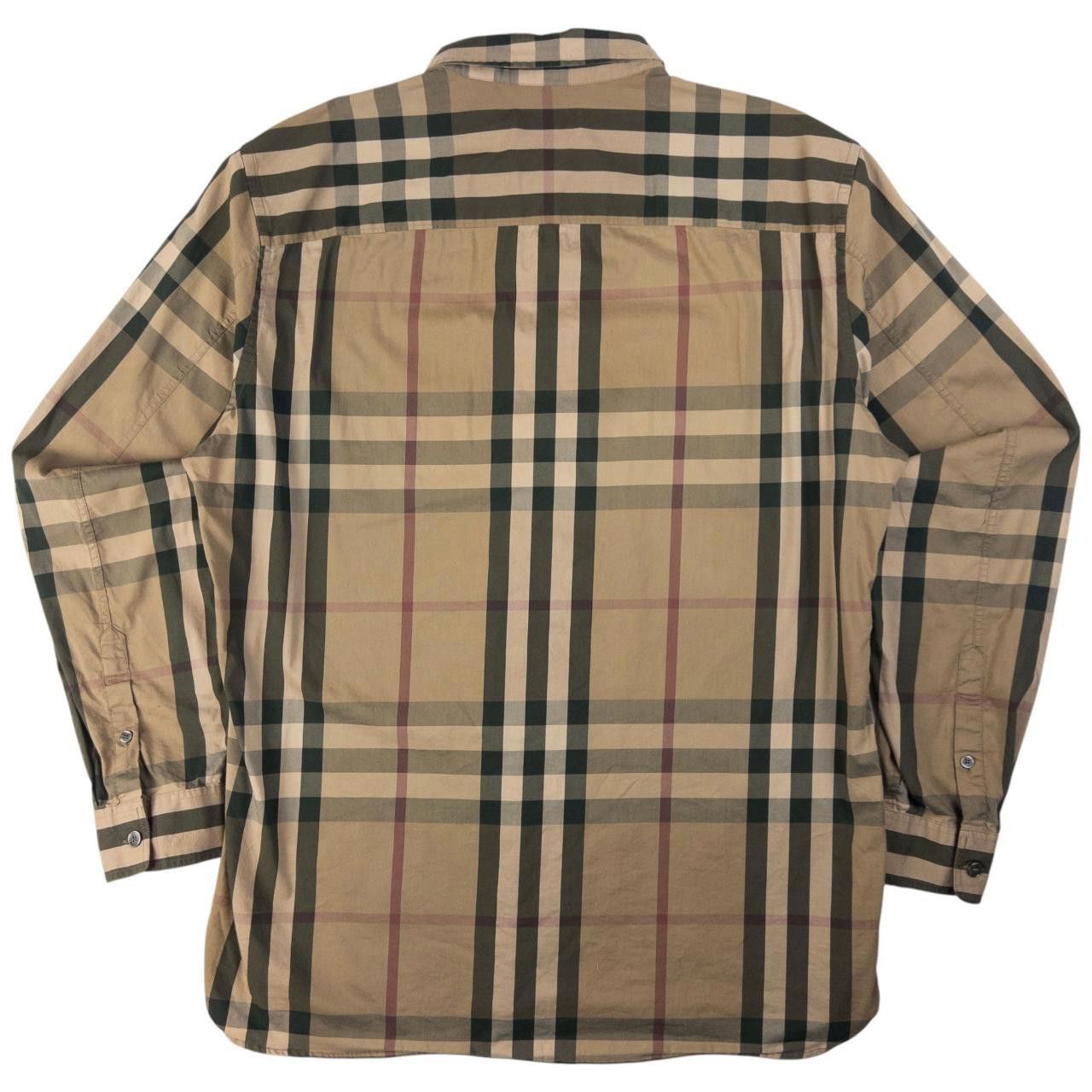 Burberry Vintage Burberry Nova Check Long Sleeve Shirt Size M Size US L / EU 52-54 / 3 - 2 Thumbnail