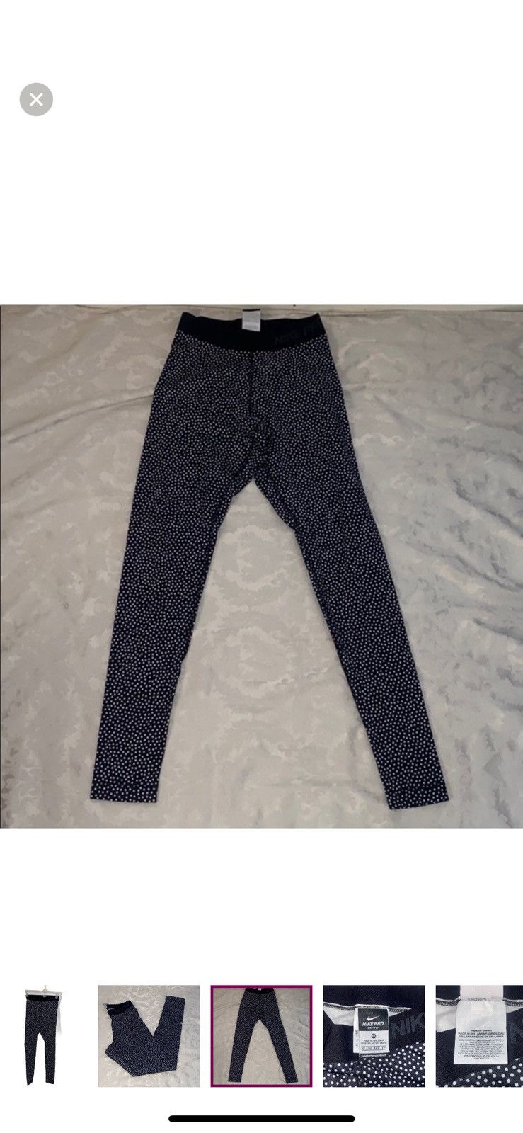 Nike Nike XS pro combat polka dot leggings Size 25" / US 0 / IT 36 - 5 Thumbnail