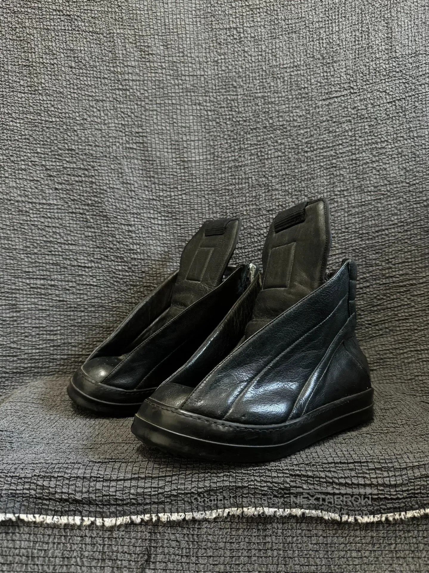 Rick Owens Rick Owens Black High Top Sneakers. Size US 7.5 / EU 40-41 - 1 Thumbnail