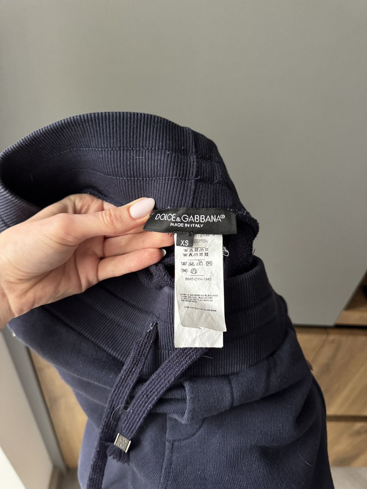 Dolce & Gabbana Dolce & Gabbana Zip Low Waist Straight Sweatpants Back Logo Size 24" / US 00 / IT 34 - 8 Thumbnail