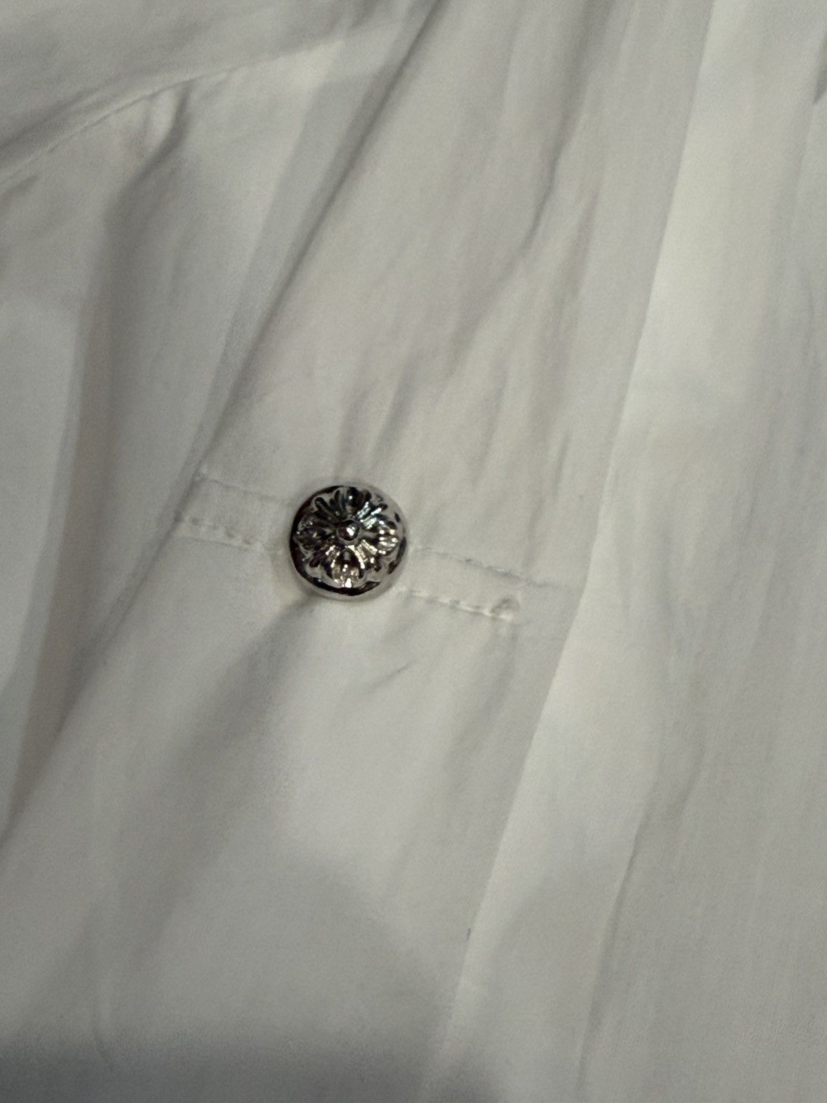 Chrome Hearts CHROME HEARTS 'WHITE PATCH' BUTTON DRESS SHIRT Size US M / EU 48-50 / 2 - 5 Thumbnail