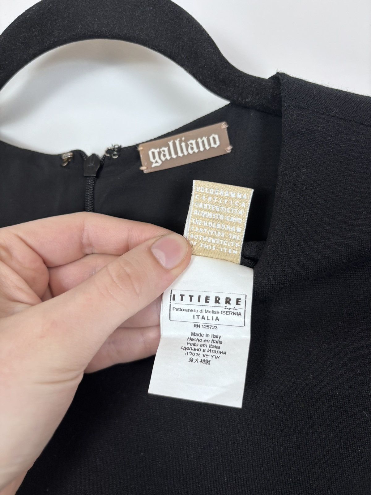 John Galliano John Galliano Women’s Black Crystal Studded Sleeveless Dress Size M / US 6-8 / IT 42-44 - 10 Thumbnail