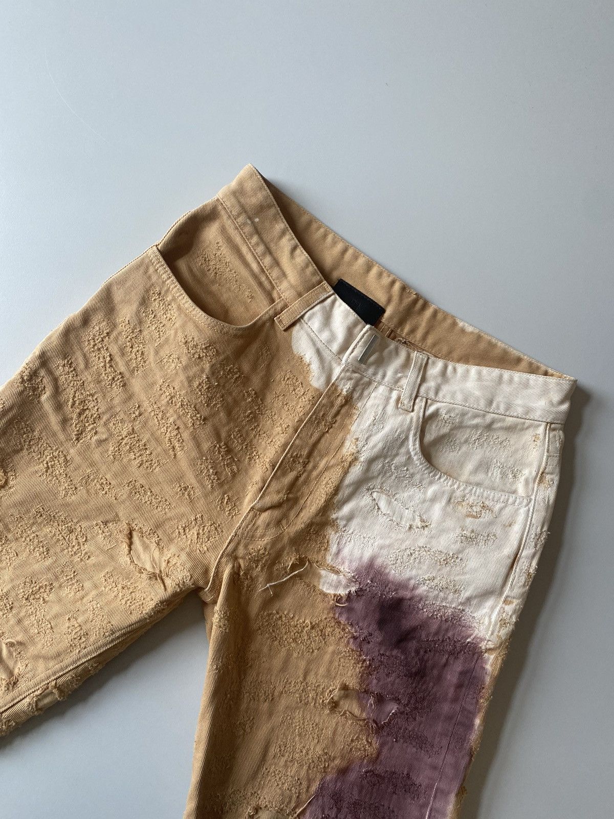 Givenchy 2400$ Givenchy distressed Tie Dye Sample Jeans Size US 29 - 11 Thumbnail