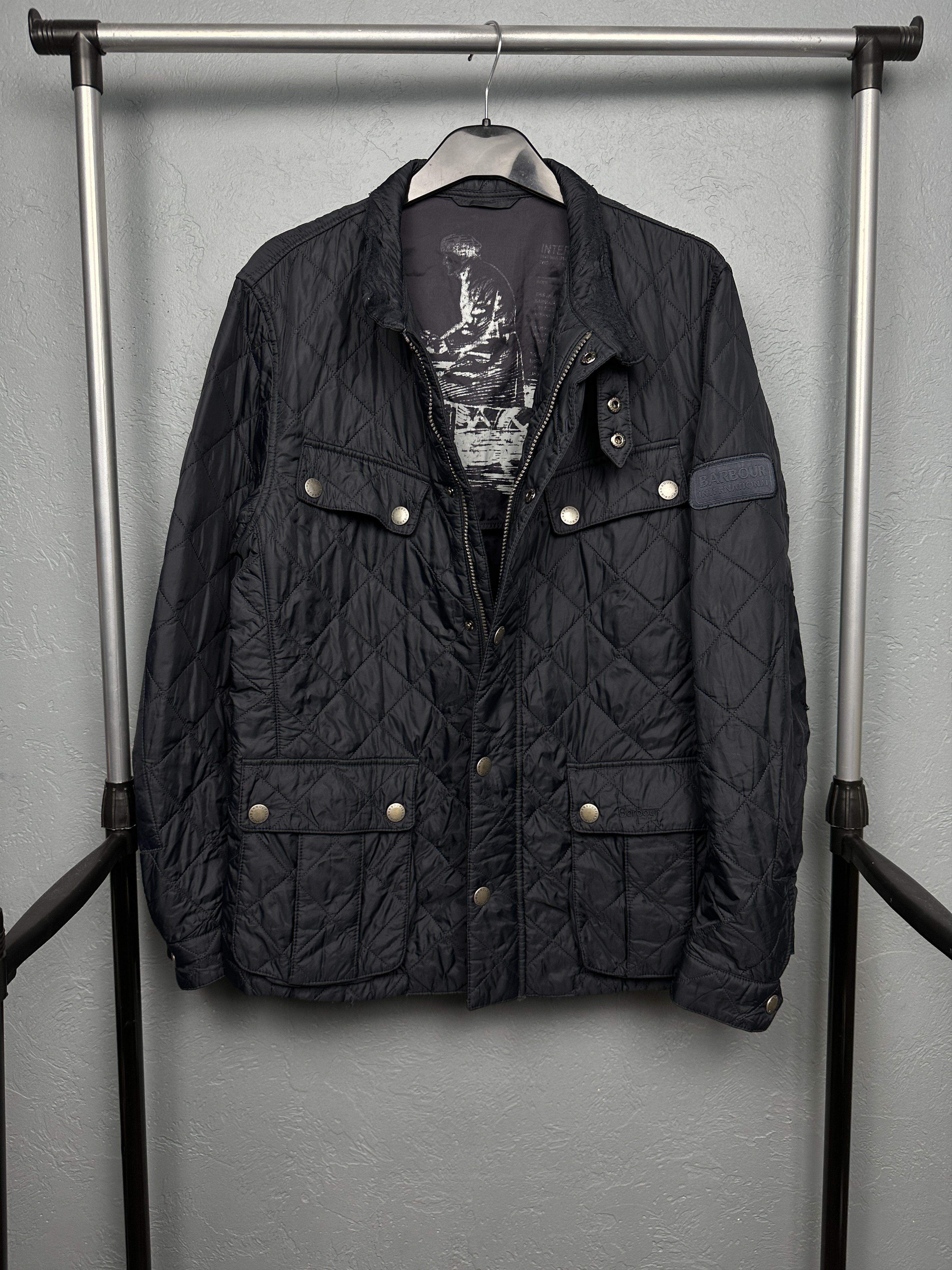Barbour Barbour International Ariel Mens Quilted Jacket Size US L / EU 52-54 / 3 - 1 Thumbnail