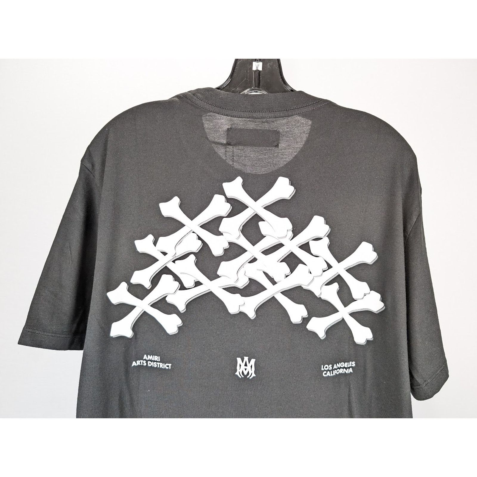 Amiri o1rshd1 Retail Exclusive Bones Tee Shirt in Black Size US XL / EU 56 / 4 - 11 Thumbnail