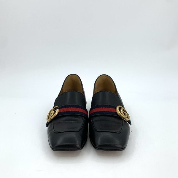 Gucci Gucci Square Toe Double G Pearl Mary Jane Shoes - Size US 7.5 / EU 40-41 - 2 Thumbnail