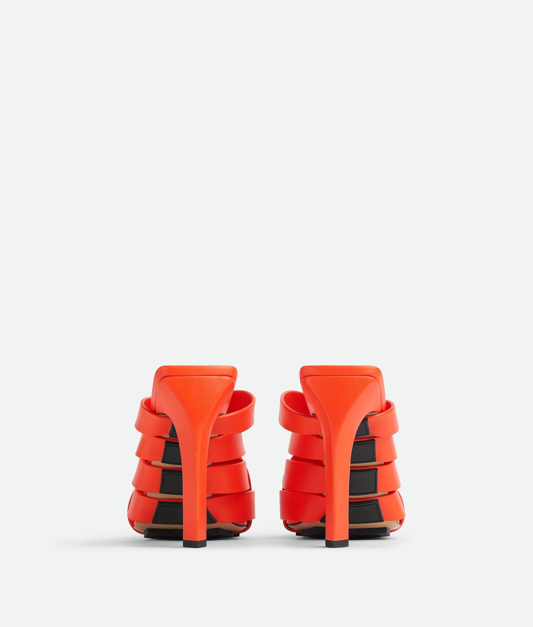 Bottega Veneta o1bcso1str0225 Alfie Mules in Orange Size US 8.5 / IT 38.5 - 3 Thumbnail