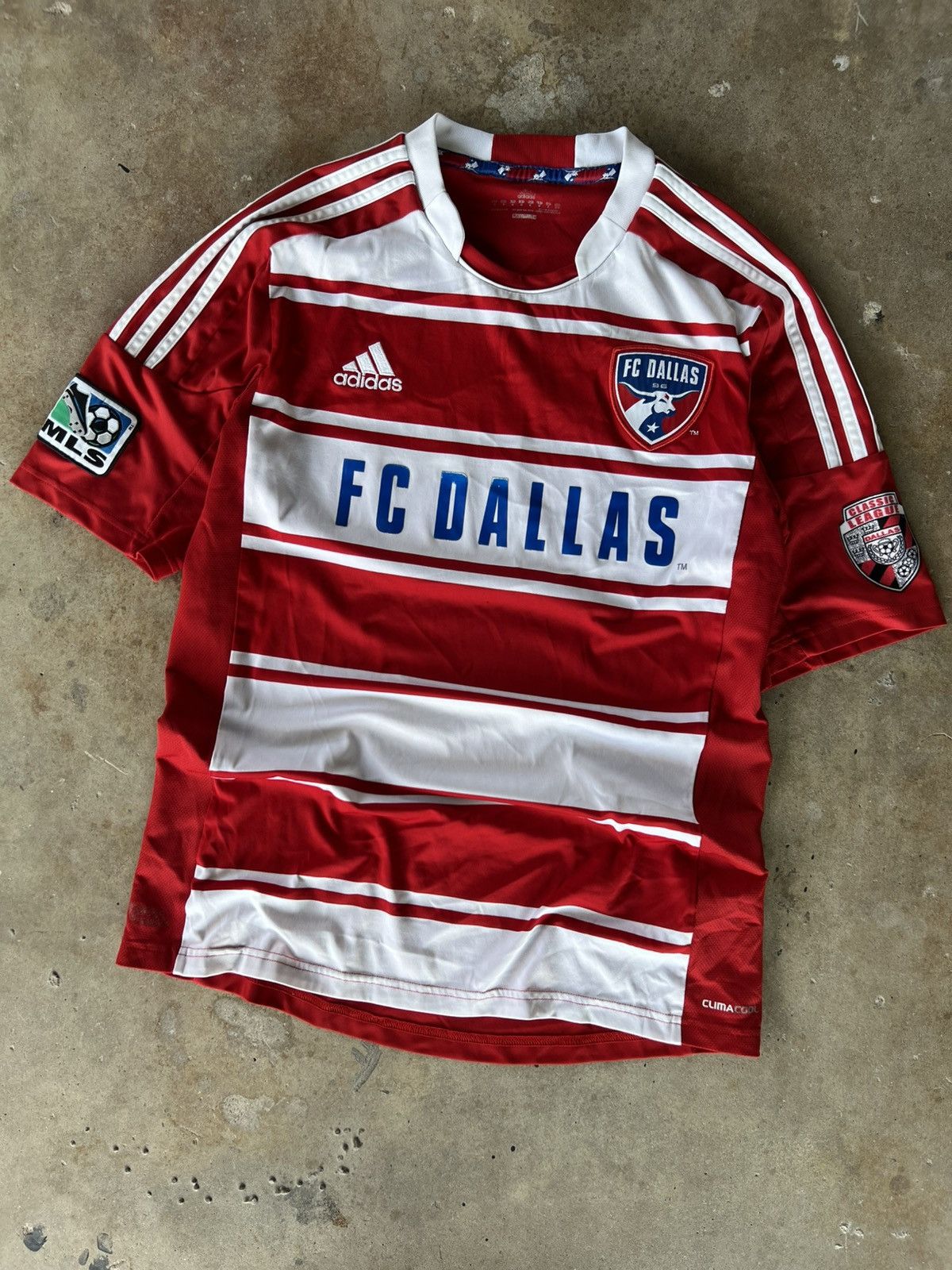 Adidas Adidas Dallas FC Soccer Futbol Jersey Kit Size US M / EU 48-50 / 2 - 2 Thumbnail