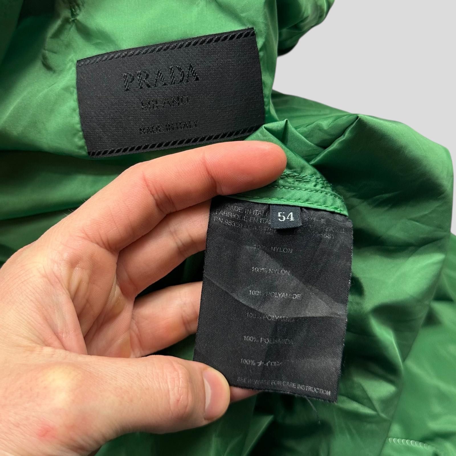 Prada Prada Milano SS00 Green Nylon Panelled Windbreaker Jacket L Size US L / EU 52-54 / 3 - 4 Thumbnail