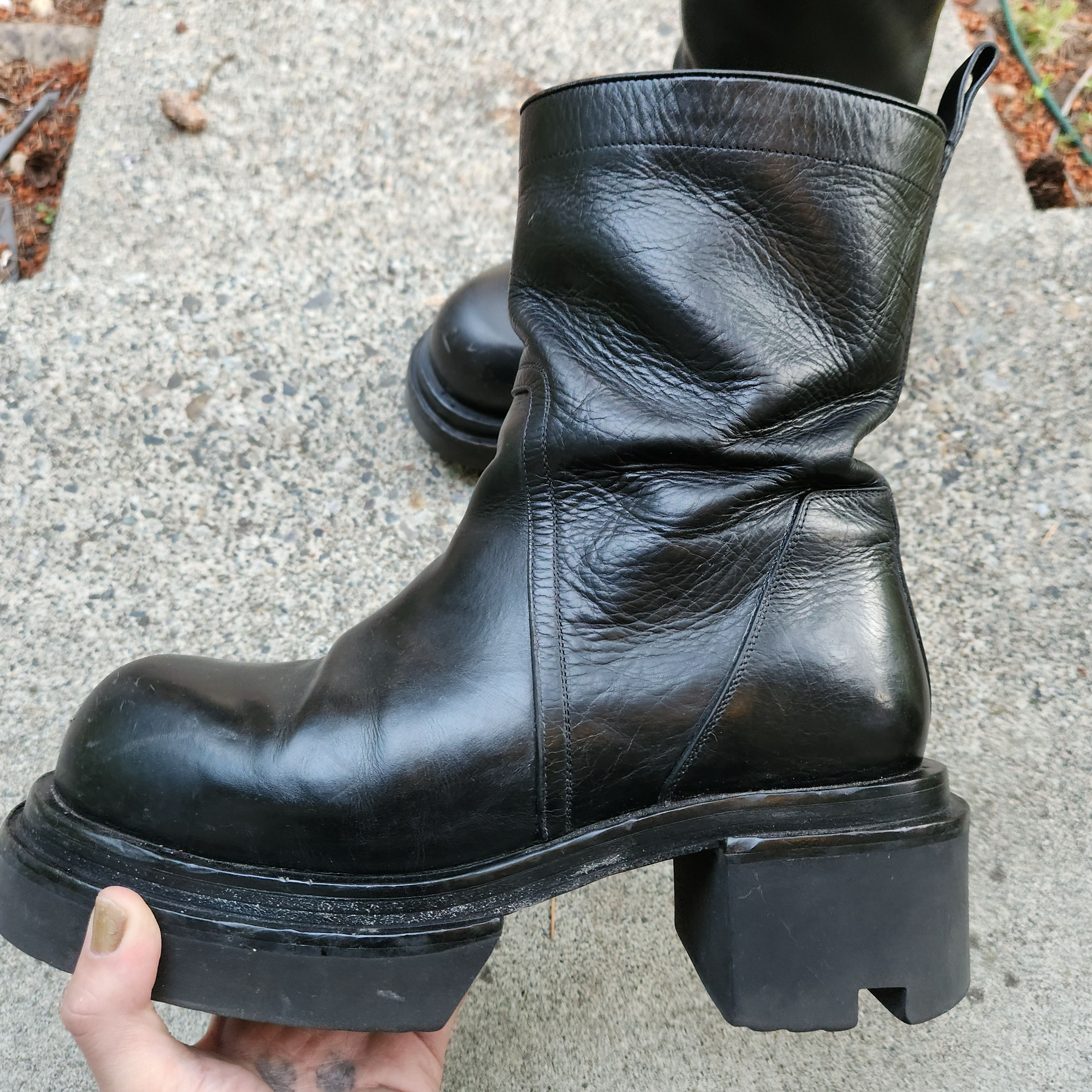 Rick Owens Rick Owens Bogun Boots SS22 Fogachine Size US 11 / EU 44 - 15 Thumbnail