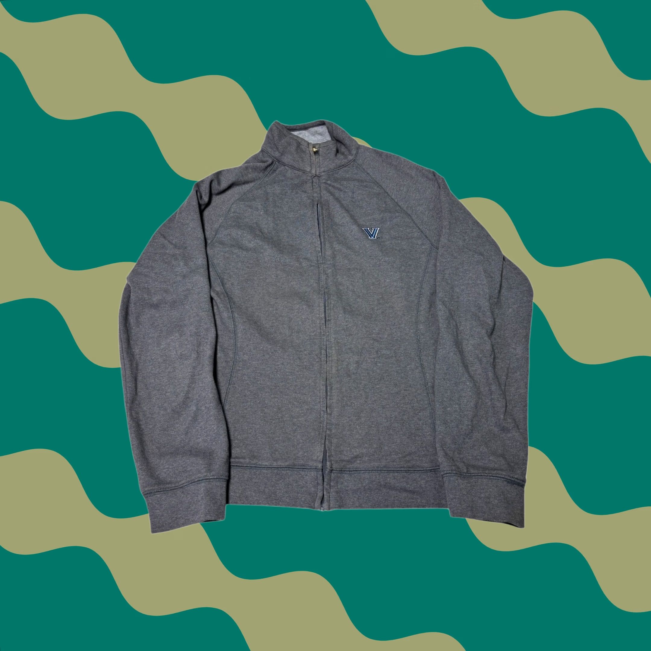 Peter Millar Peter Millar Jacket Womens Size M Gray Quarter Zip Track V Logo Size M / US 6-8 / IT 42-44 - 1 Thumbnail
