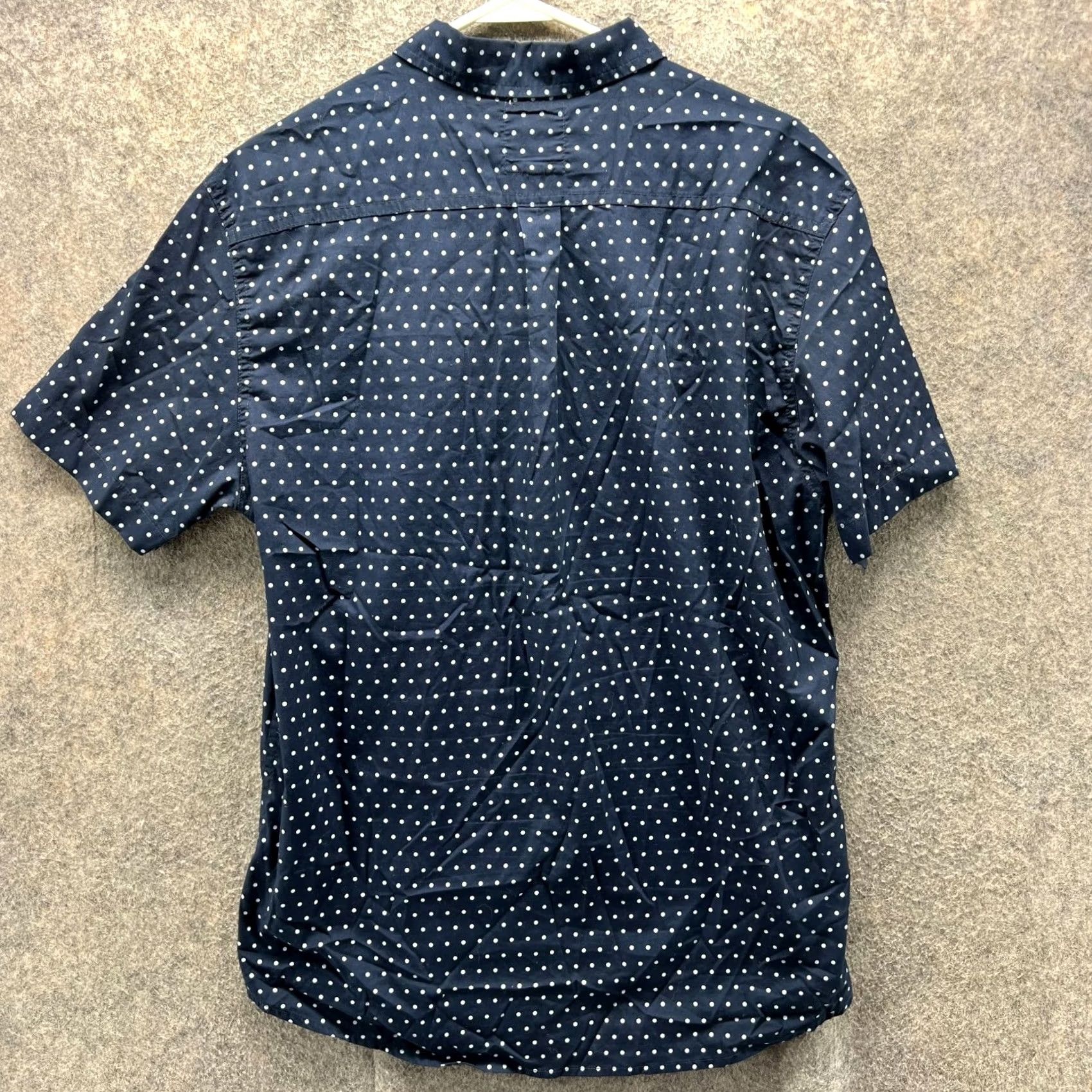Levi's VINTAGE Levi's Shirt Mens Large Blue Button Down Polka Dots Preppy Short Sleeve Strauss Size US L / EU 52-54 / 3 - 2 Thumbnail