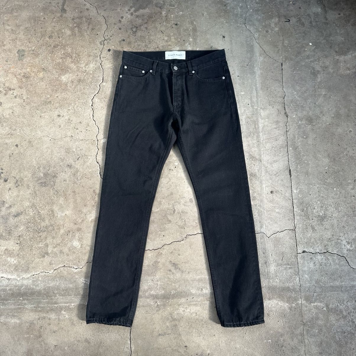 A Day's March Mens Vintage A Day's March denim jeans black pants size 31 Size US 31 - 1 Thumbnail