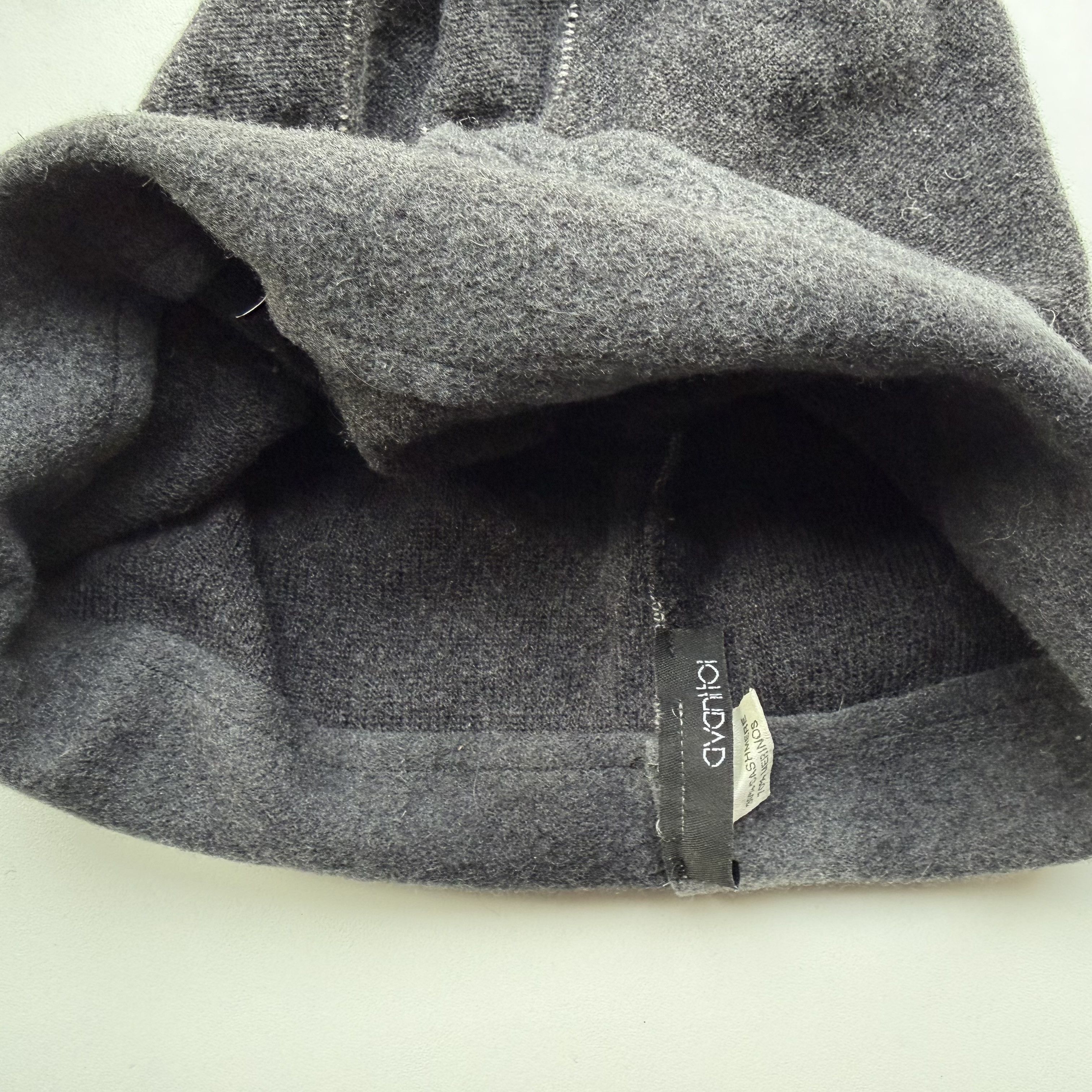 Avant Toi Grey cashmere/wool beanie Size ONE SIZE - 2 Thumbnail