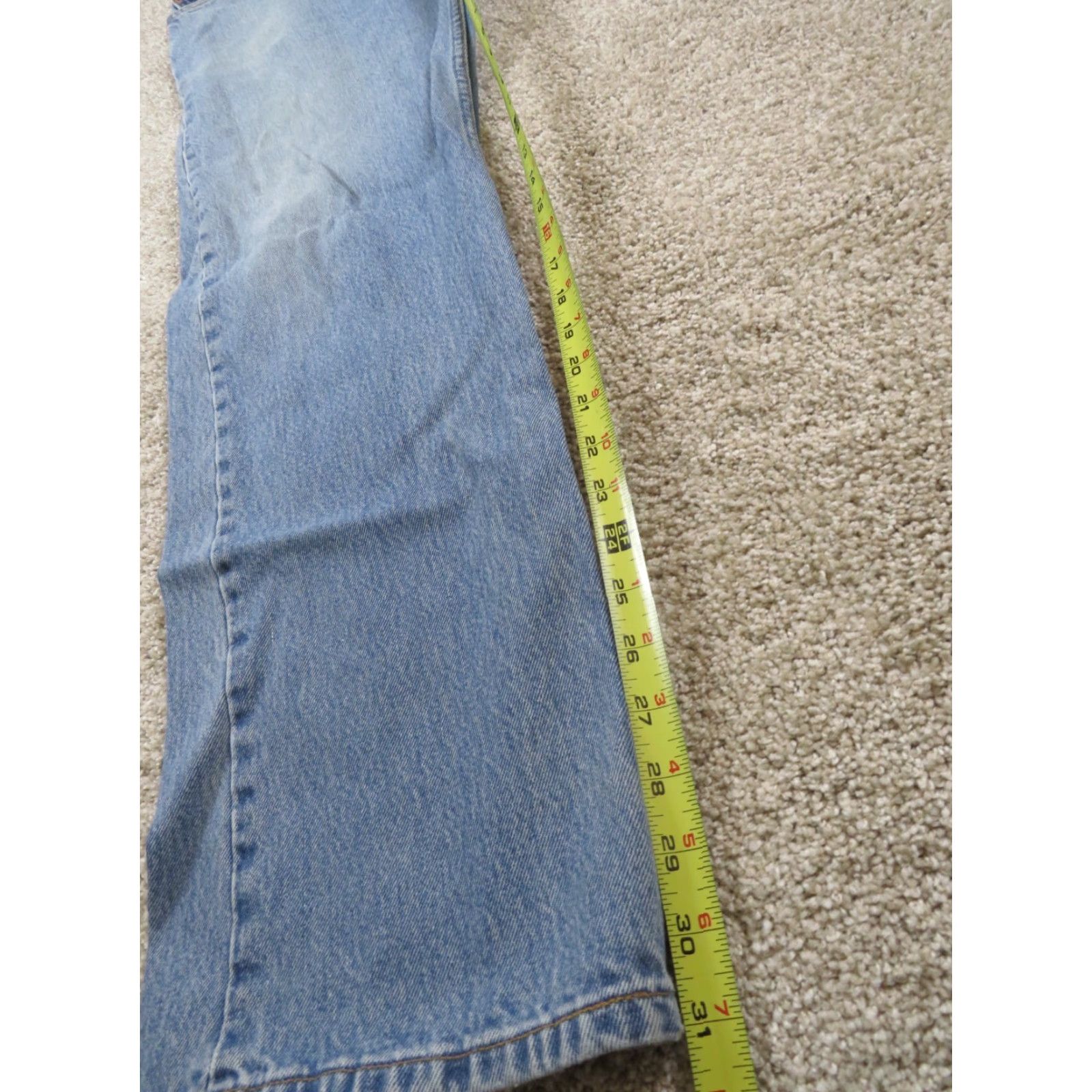 Levi's VINTAGE Levi's 501 Jeans 501 Series Straight Fit Button Fly Blue Size 36x31 Mens Size US 36 / EU 52 - 3 Thumbnail