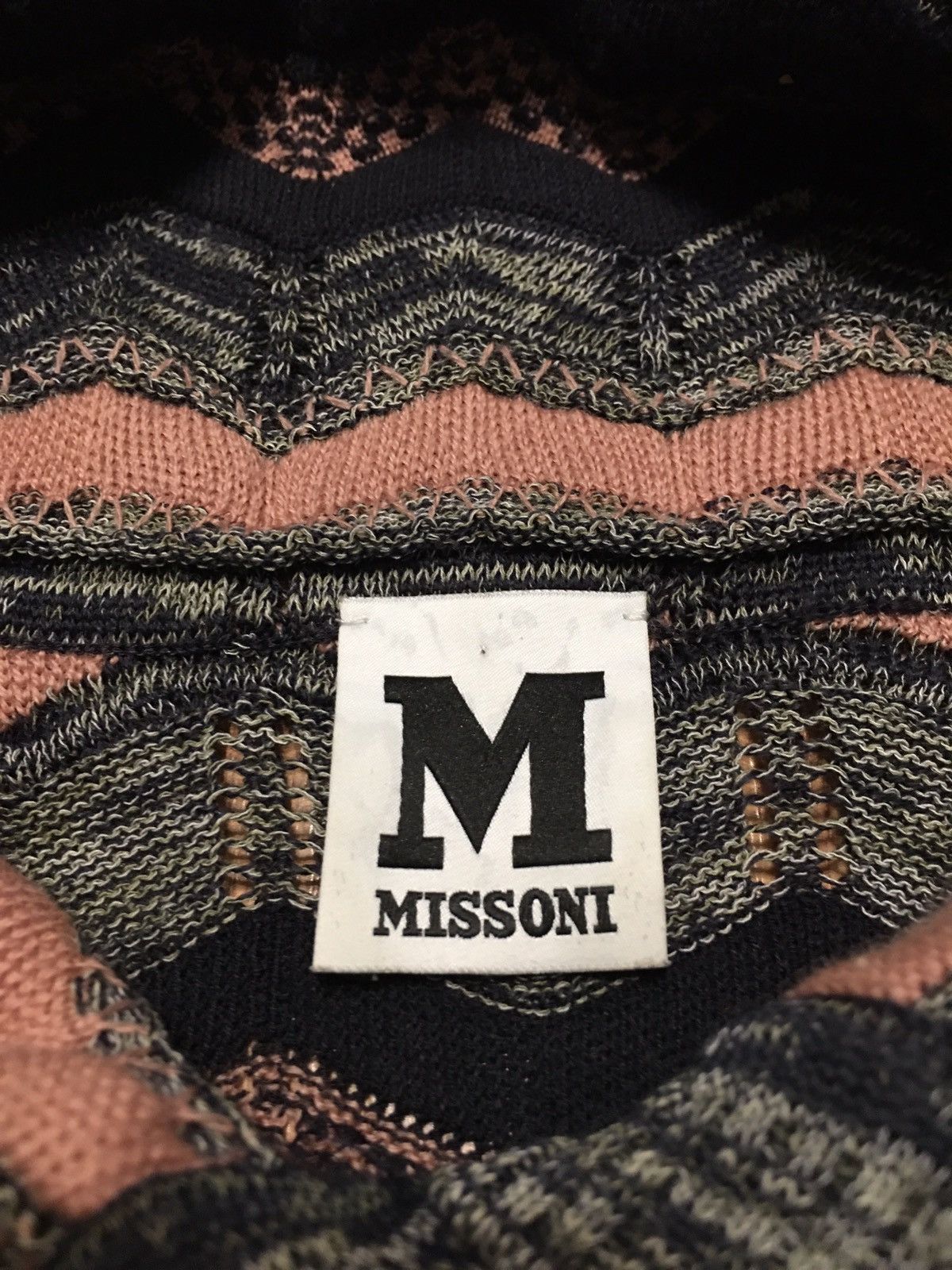Missoni M MISSONI Crochet-knit Turtleneck Cardigan Sweater EU 42 Size M / US 6-8 / IT 42-44 - 10 Thumbnail