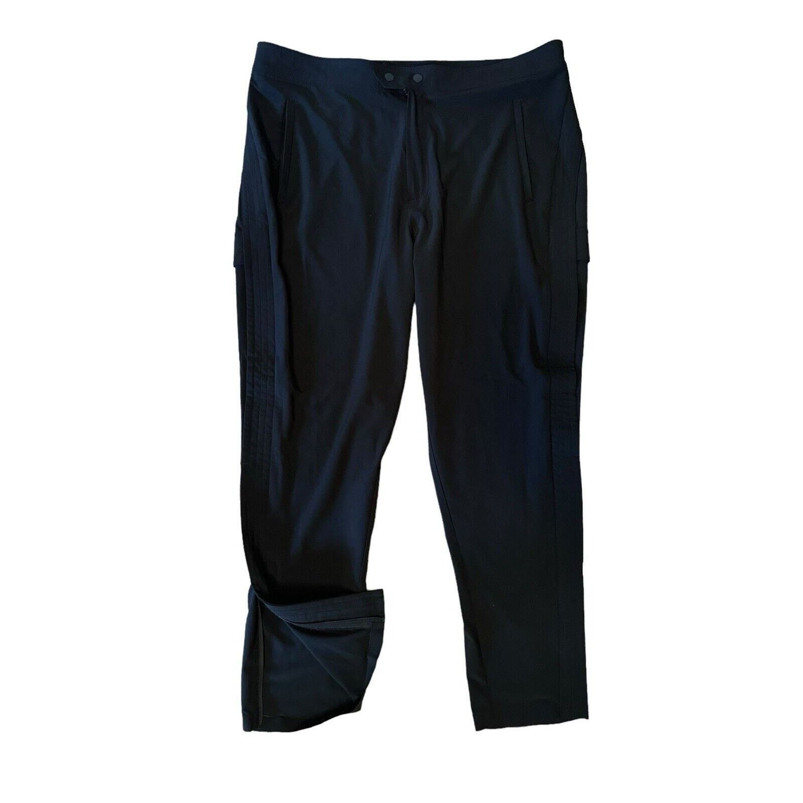 Athleta Athleta Uptown Ankle Pants Black Cargo Stretch Size 38" / US 16 / IT 52 - 1 Thumbnail