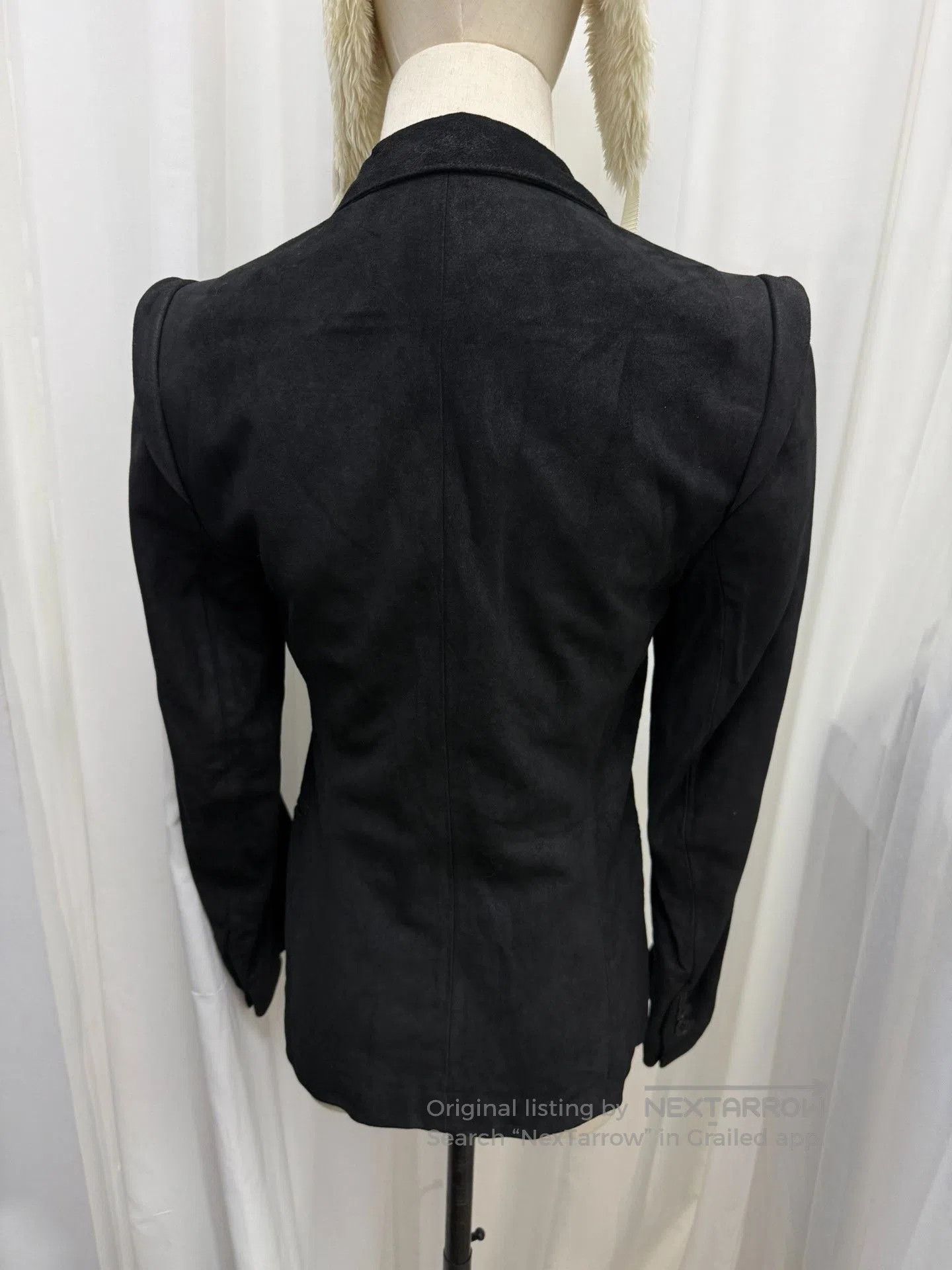 Ann Demeulemeester Ann Demeulemeester Distressed Sheepskin Blazer. Size XXS / US 00 / IT 34 - 4 Thumbnail