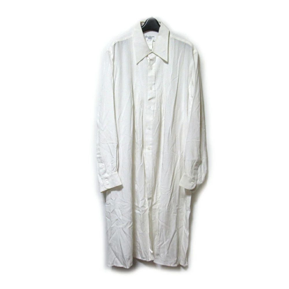 Yohji Yamamoto Yohji Yamamoto Pour Homme Silhouette Ruffle Wide Shirt Size US L / EU 52-54 / 3 - 1 Thumbnail