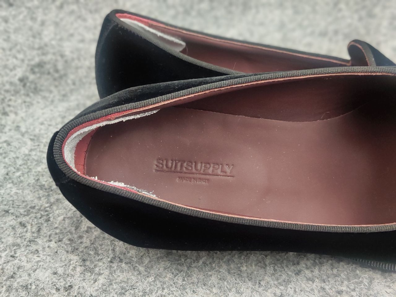 Suitsupply Suitsupply Tuxedo Velour Black Slip On Loafers Formal Shoes Size US 8 / EU 41 - 18 Thumbnail