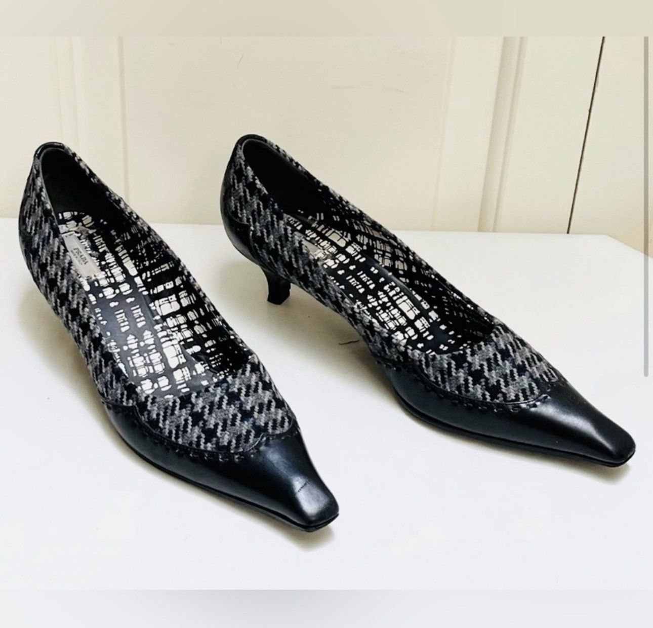 Prada Authentic Prada Slingback Sandals High heels Shoes Size 37.5 Size US 7 / IT 37 - 1 Thumbnail