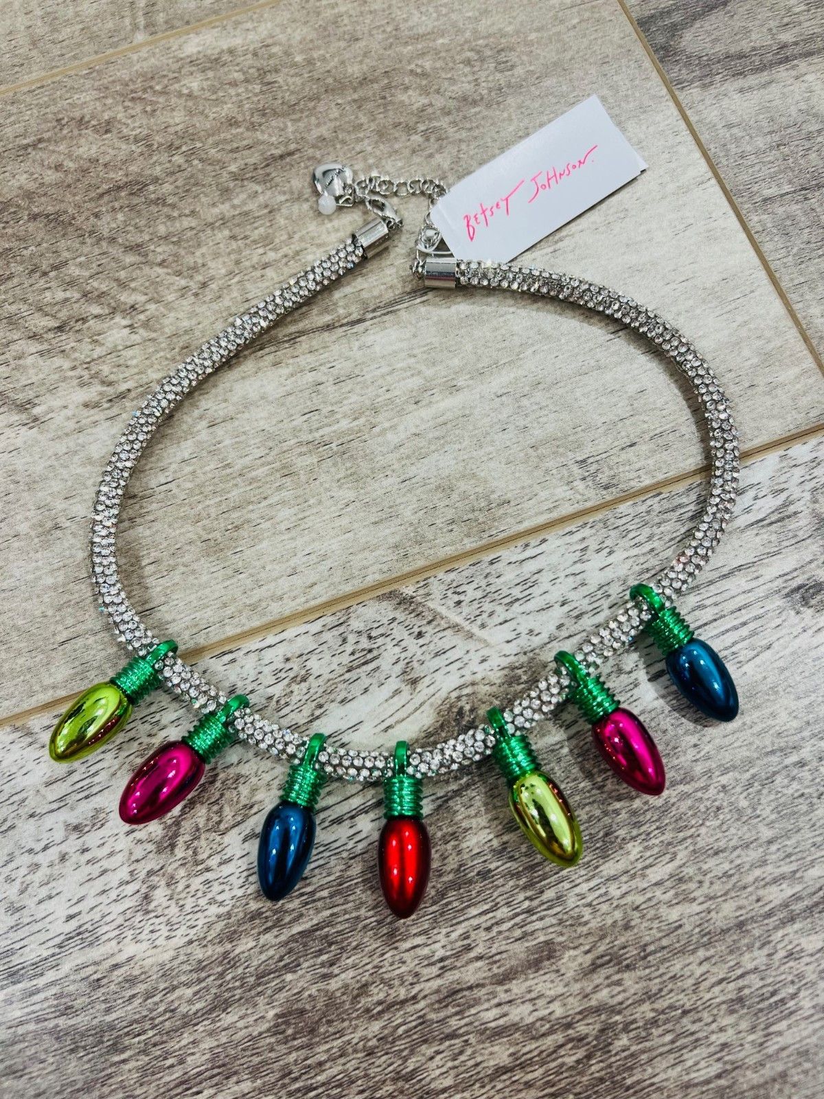 Betsey Johnson Betsey Johnson Jewelry Santa Baby Christmas Lights Necklace Size ONE SIZE - 4 Thumbnail